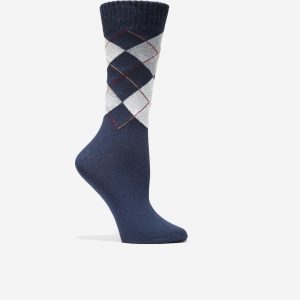 Women's Argyle Casual Crew Socks