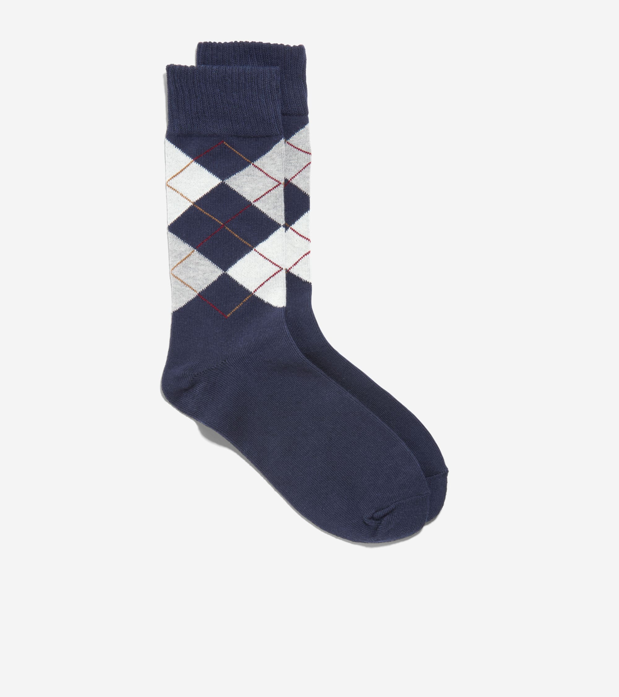 Women's Argyle Casual Crew Socks - Image 2