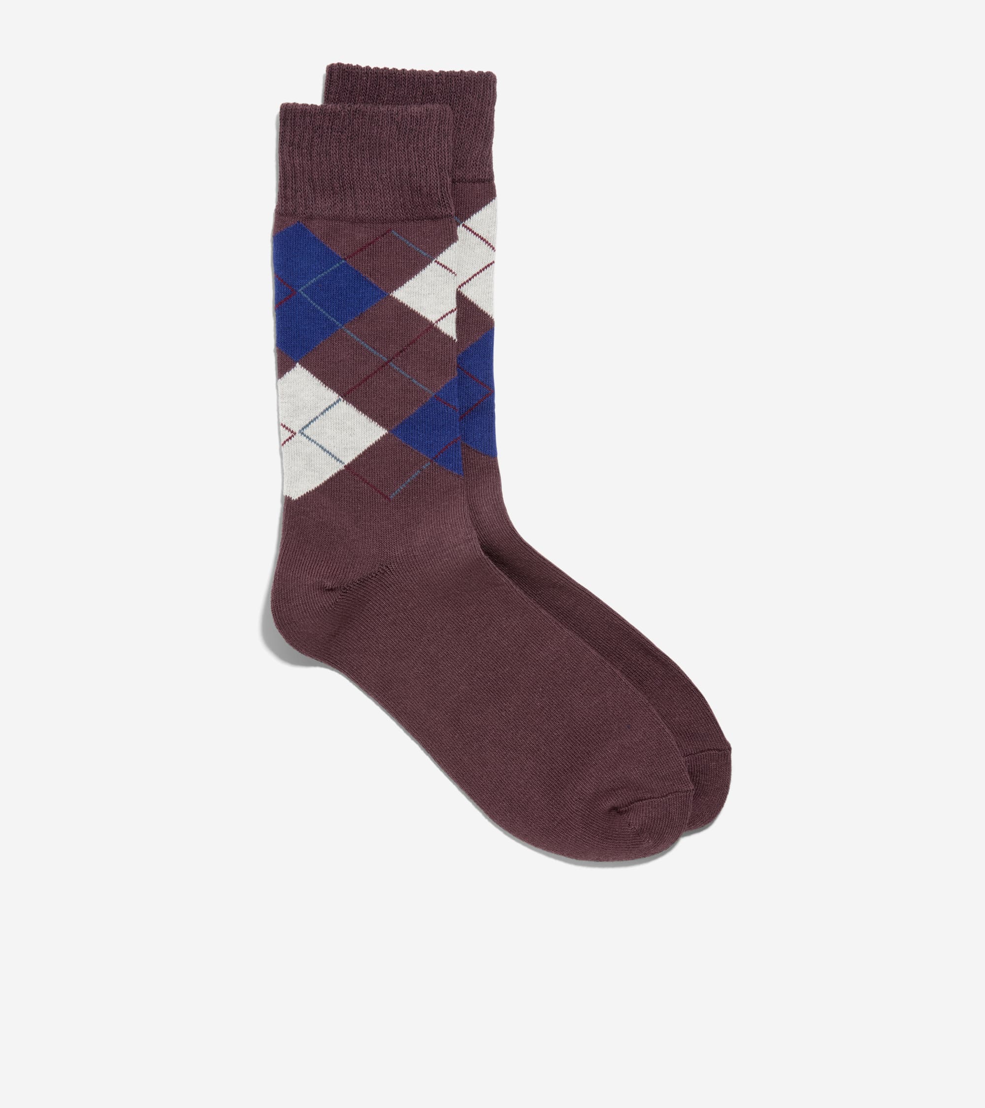 Women's Argyle Casual Crew Socks - Image 2