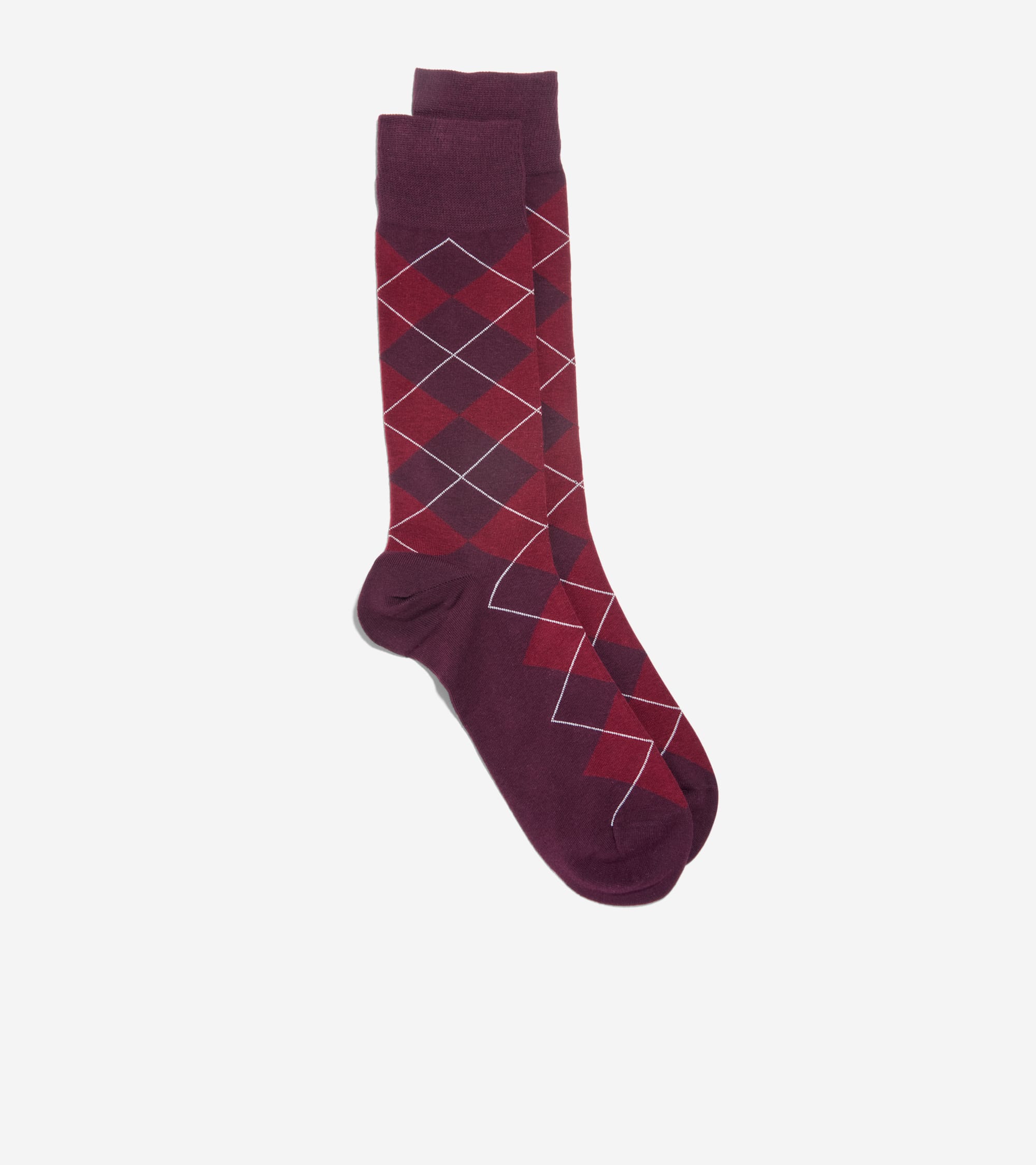 Men's Classic Argyle Dress Crew Socks - Image 2