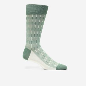 Men's Mod Stripe Dress Crew Socks