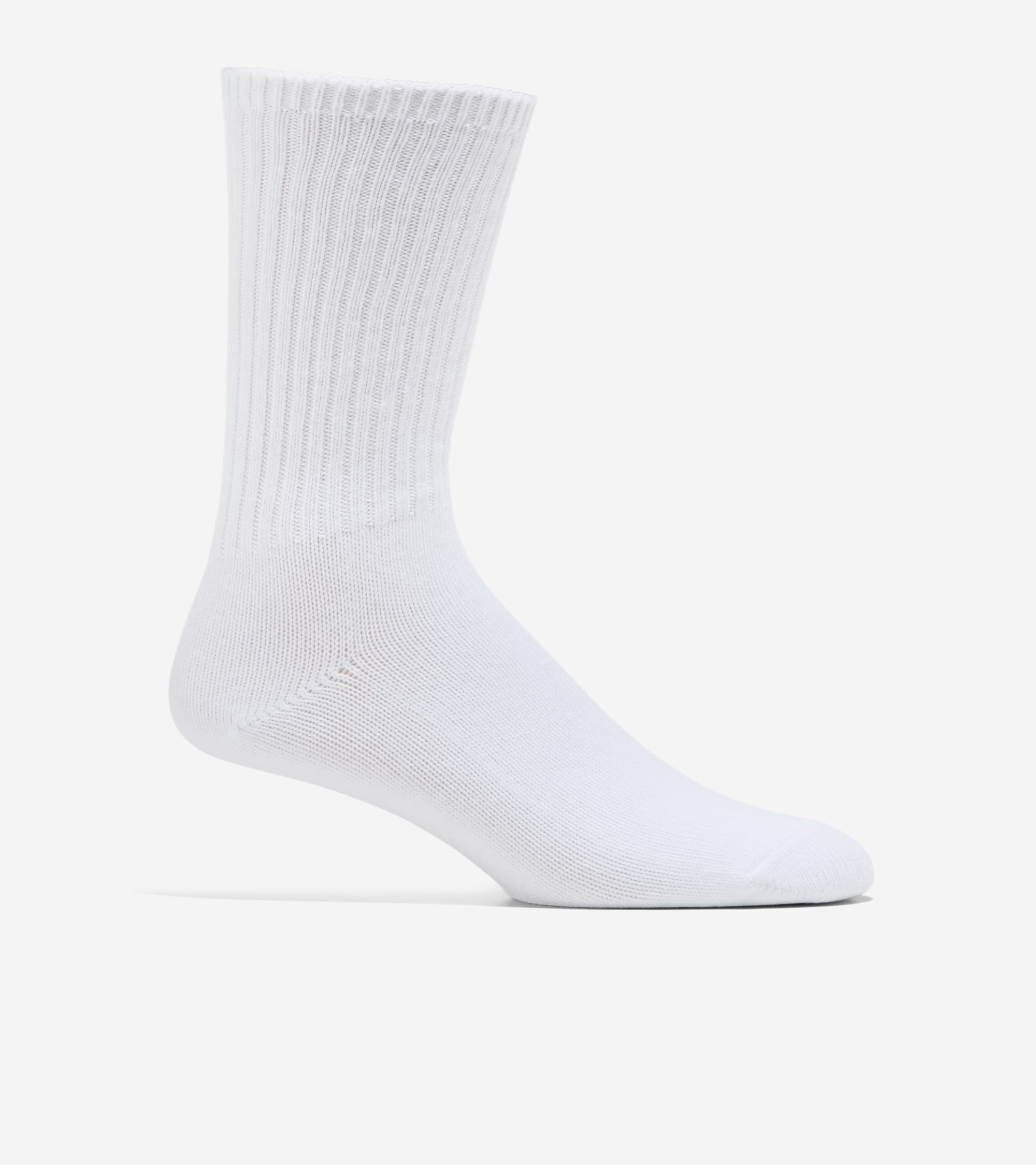 Men's Solid Marl Casual Crew Socks