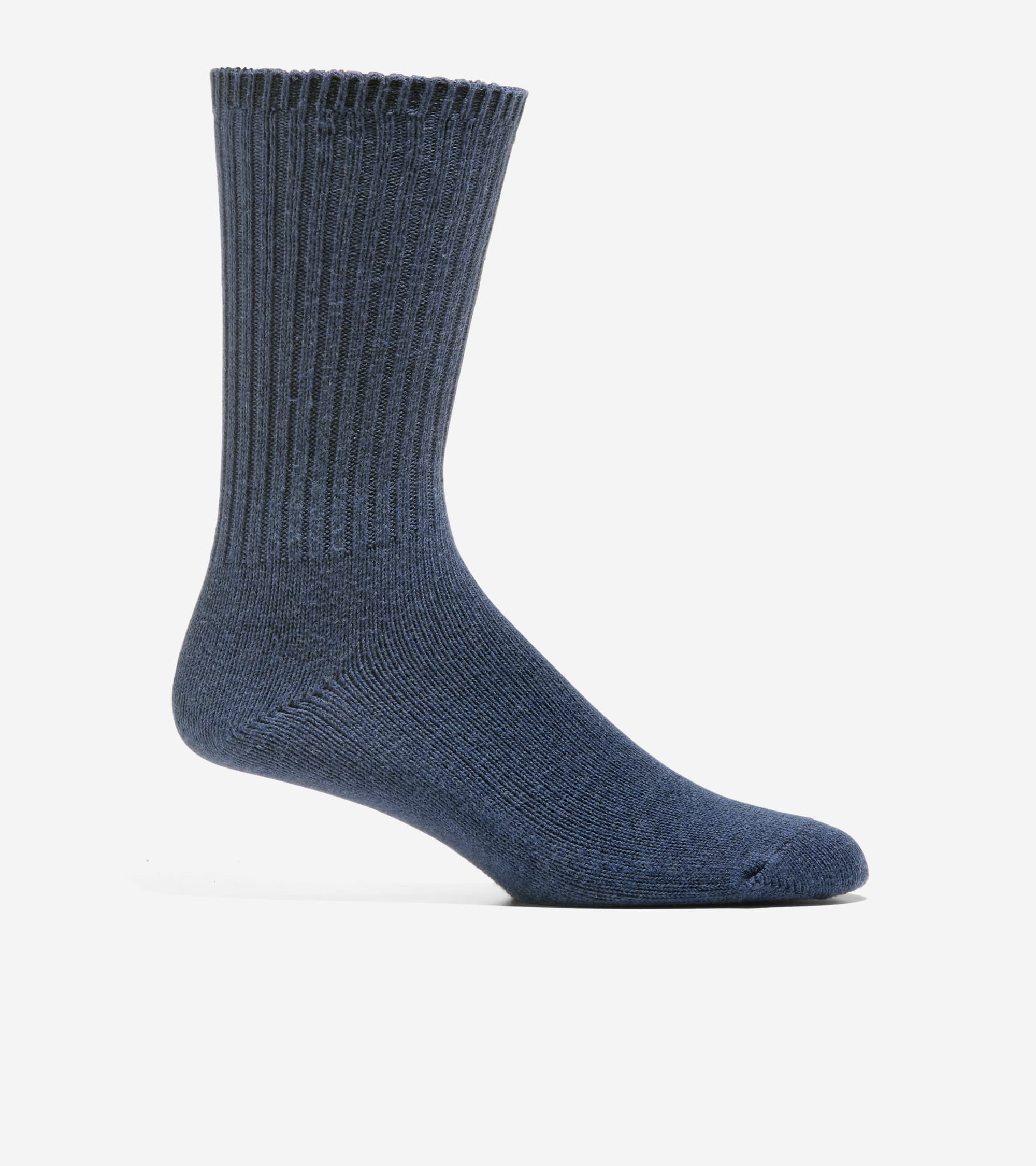 Men's Solid Marl Casual Crew Socks