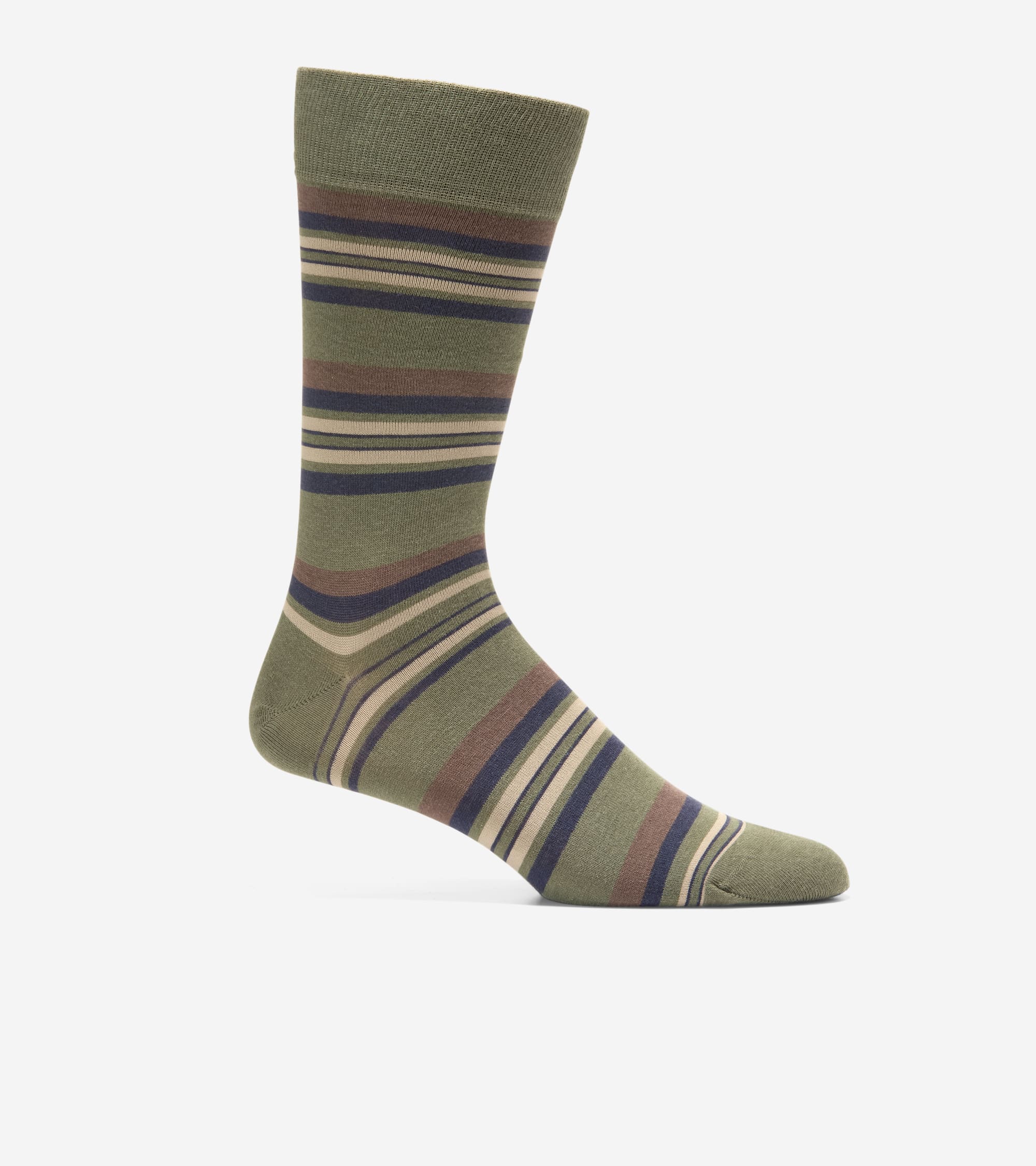 Men's Striped Dress Crew Socks
