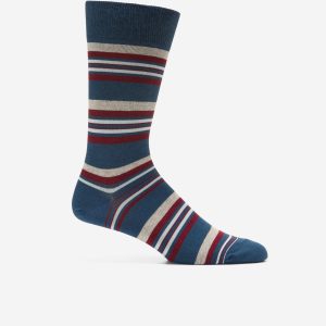 Men's Striped Dress Crew Socks