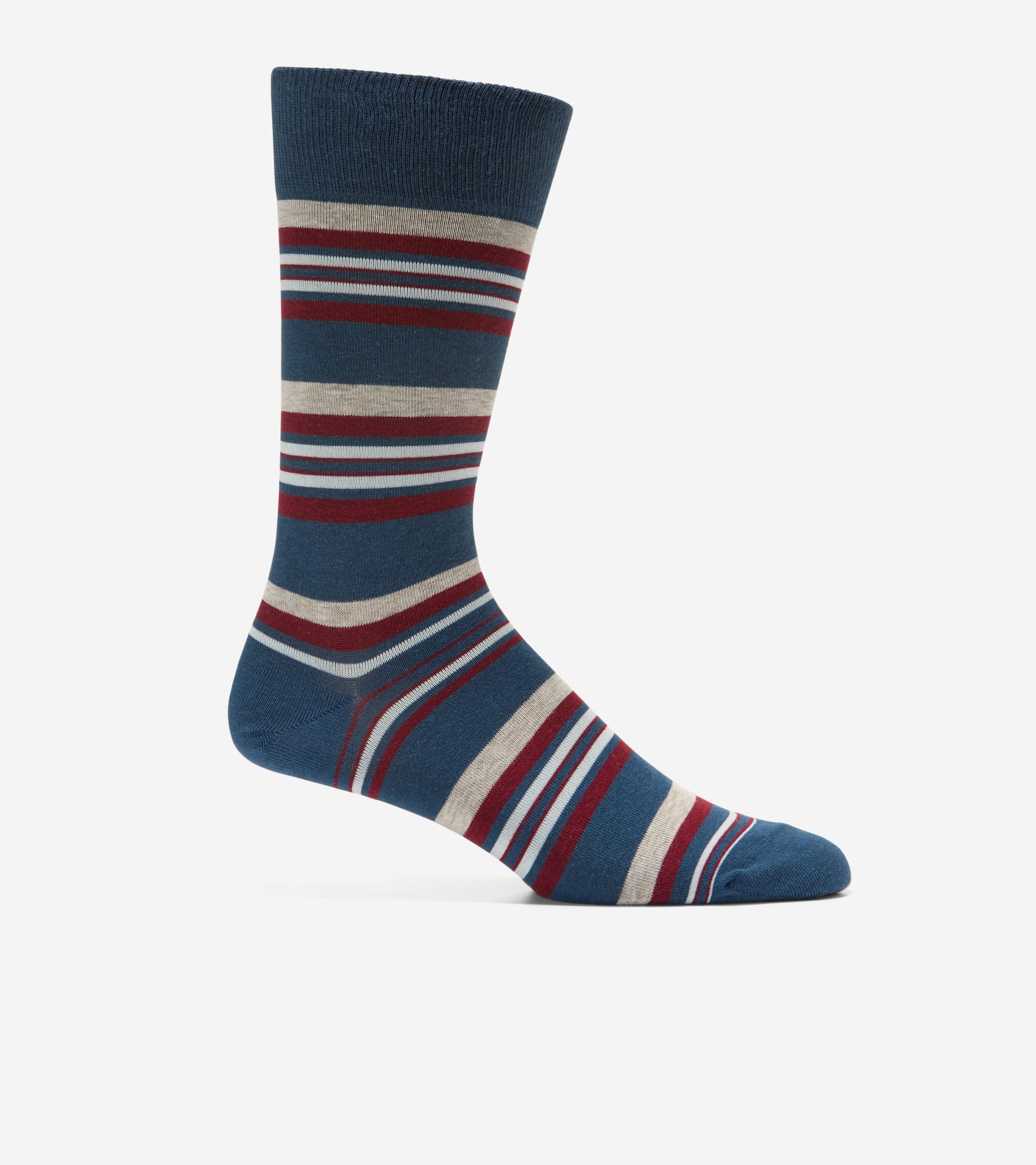 Men's Striped Dress Crew Socks