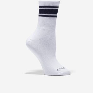 Women's Varsity Stripe Mid Crew Socks