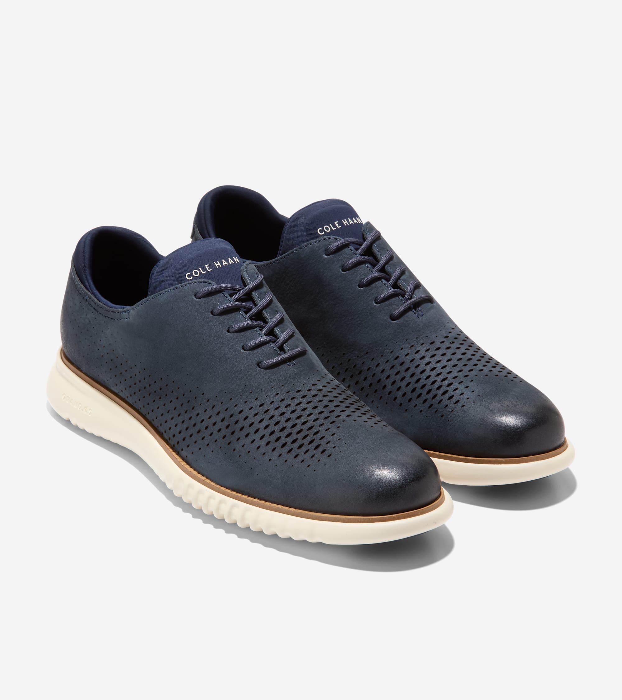 Men's 2.ZERØGRAND Laser Wingtip Oxfords - Image 5