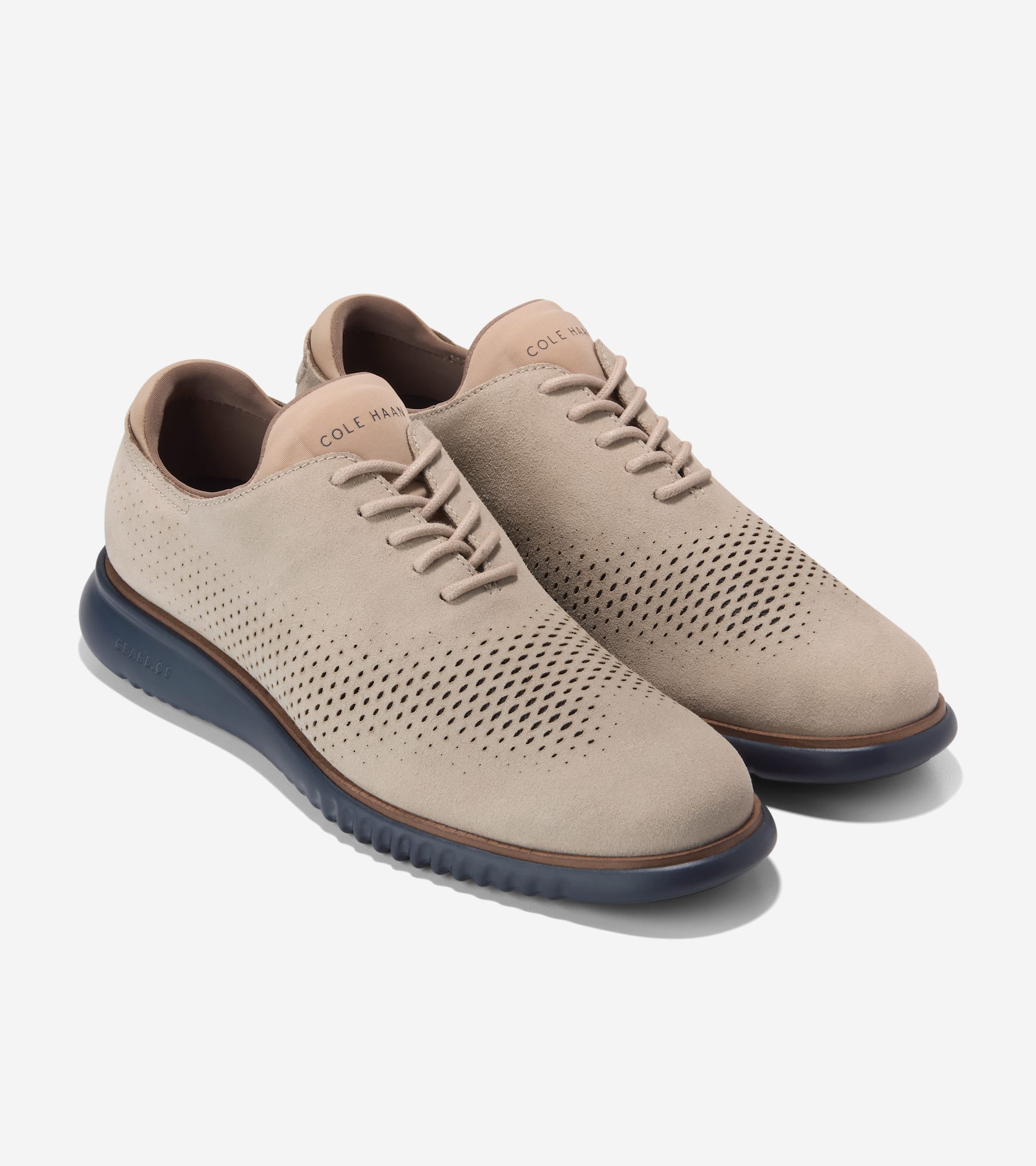 Men's 2.ZERØGRAND Laser Wingtip Oxfords - Image 5
