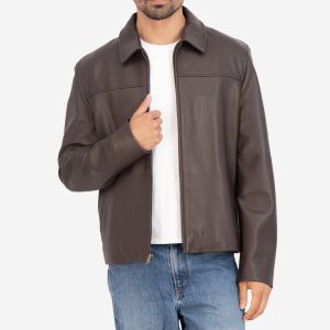 Men's Smooth Lamb Shirt Jacket
