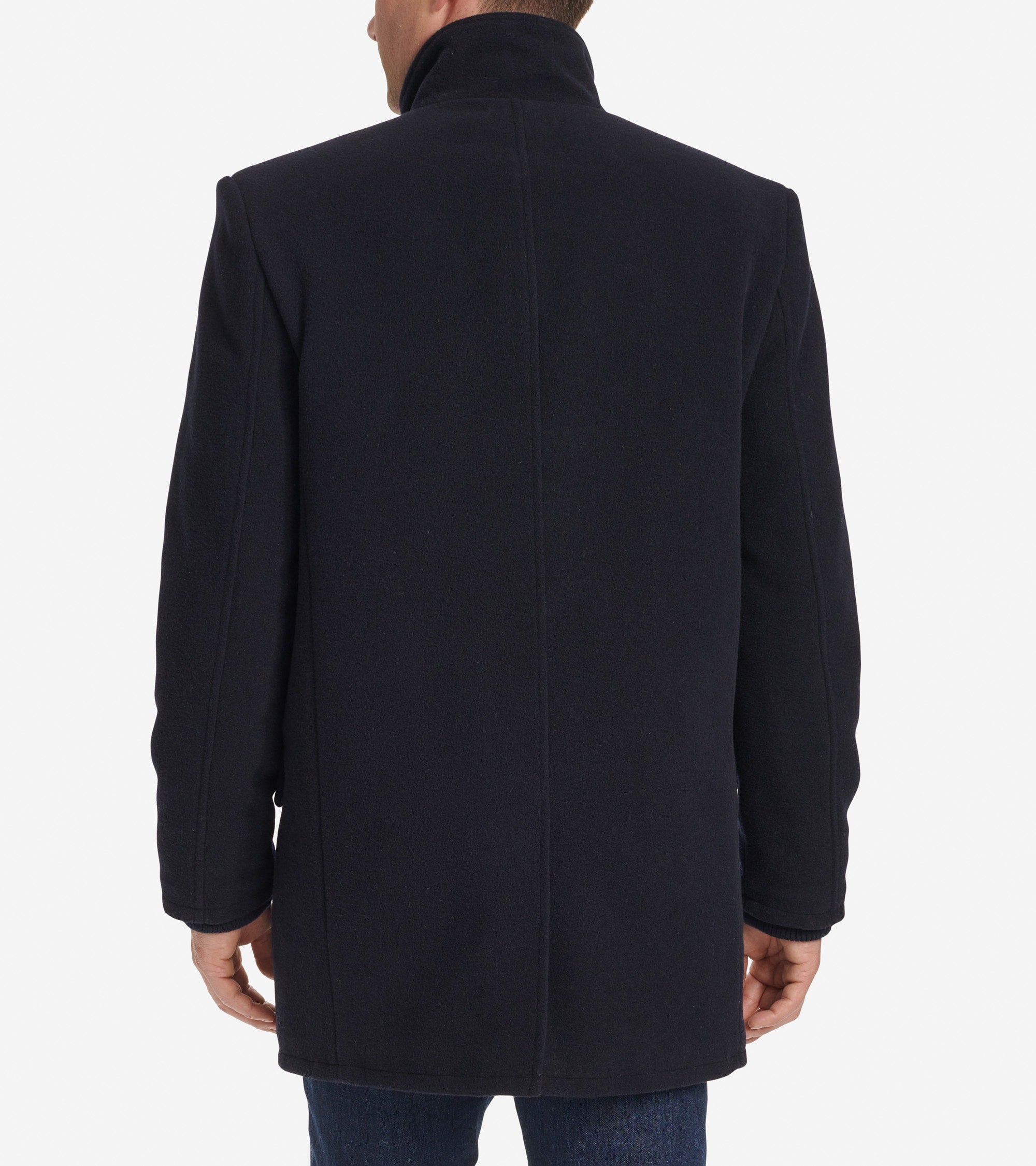 Men's Stand Collar Car Coat - Image 2