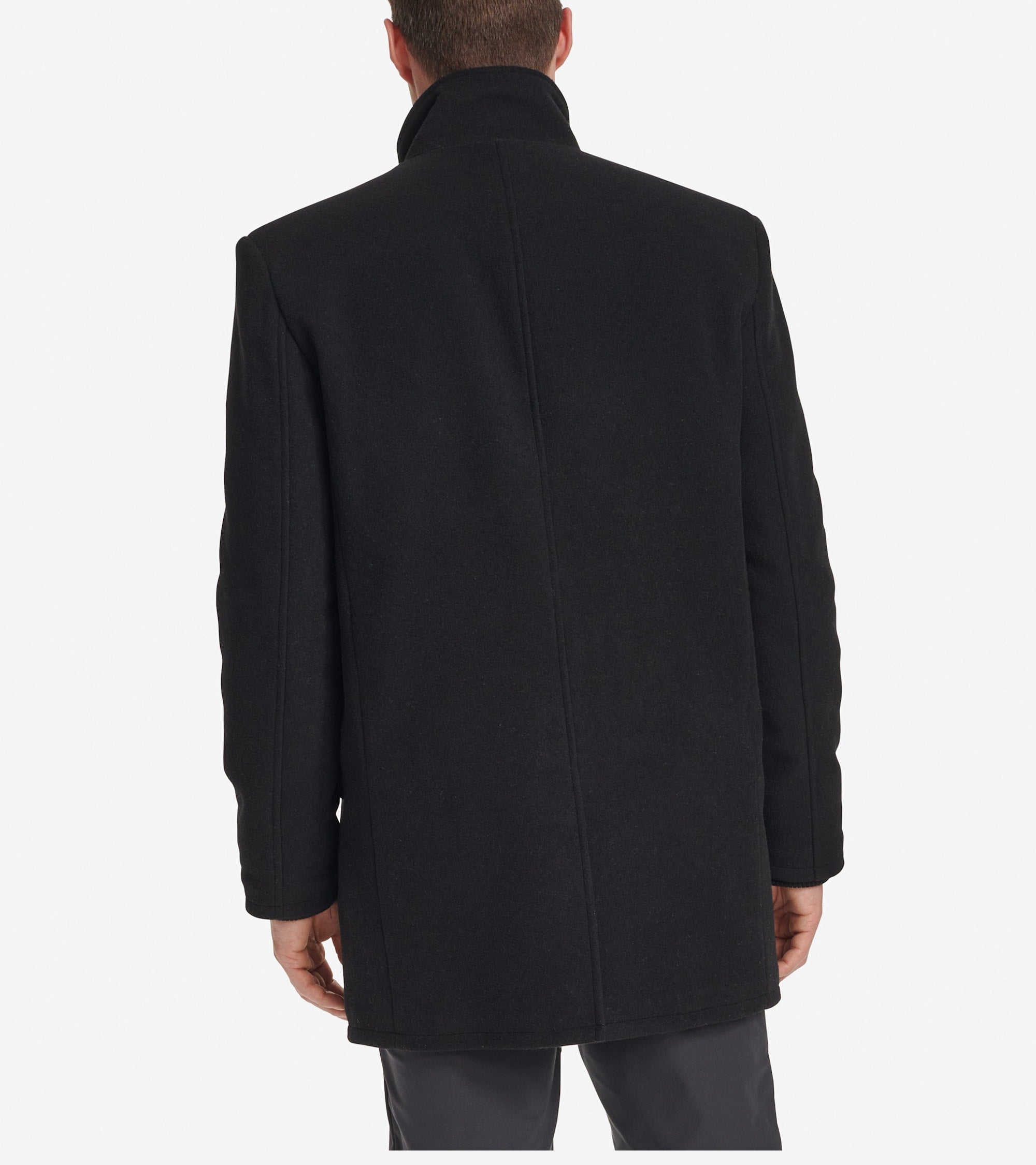 Men's Stand Collar Car Coat - Image 3