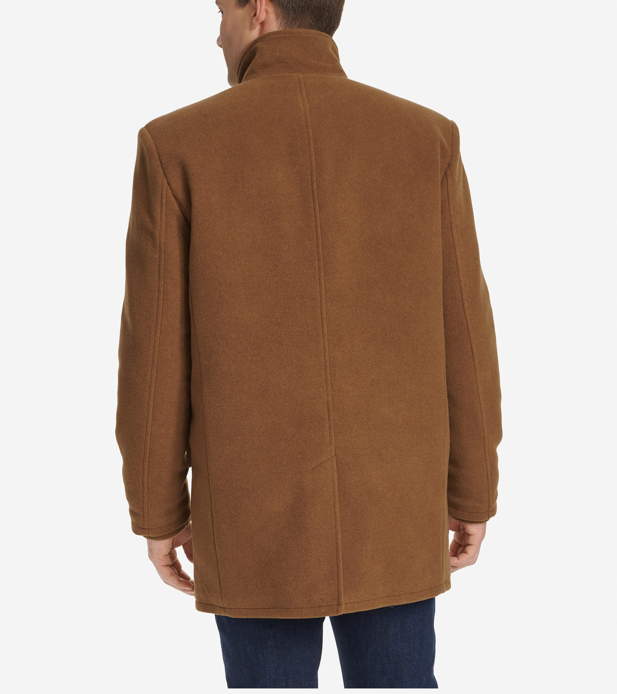 Men's Stand Collar Car Coat - Image 2