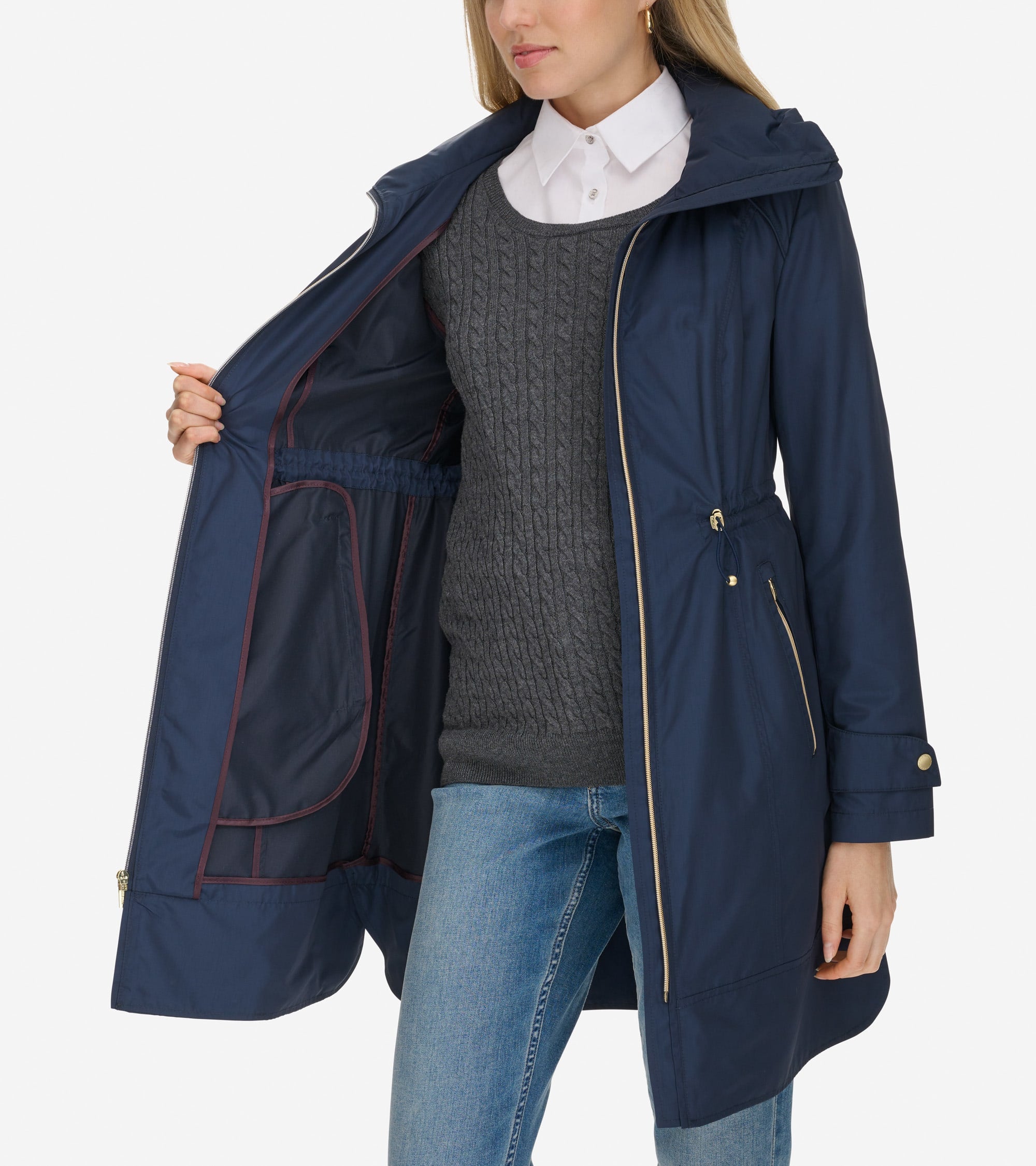 Women's Packable Rain Jacket - Image 3