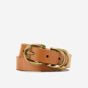 Women's 25MM Slim Double Loop Belt