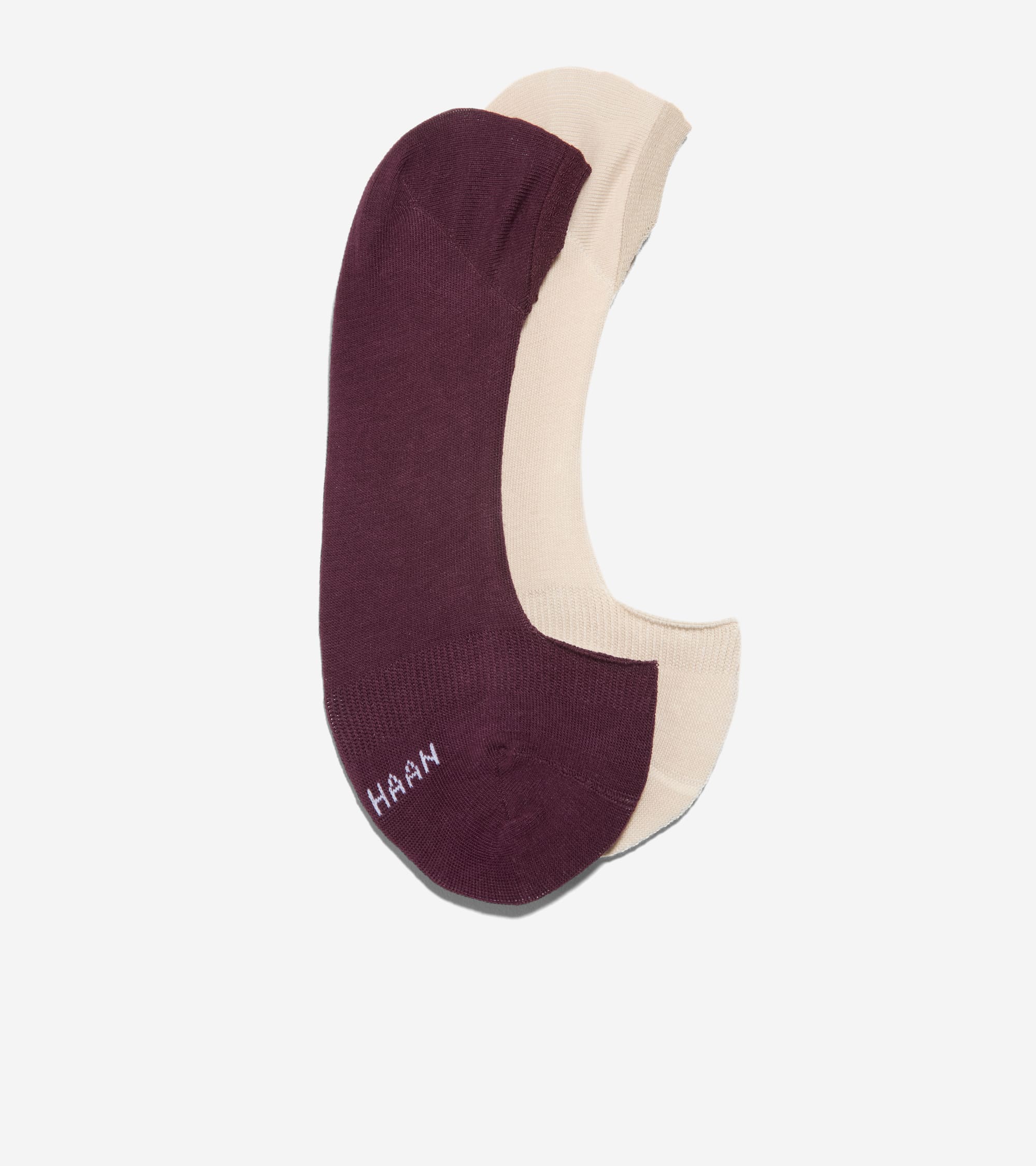 Women's 2-Pair Combed Cotton No Show Liner Socks