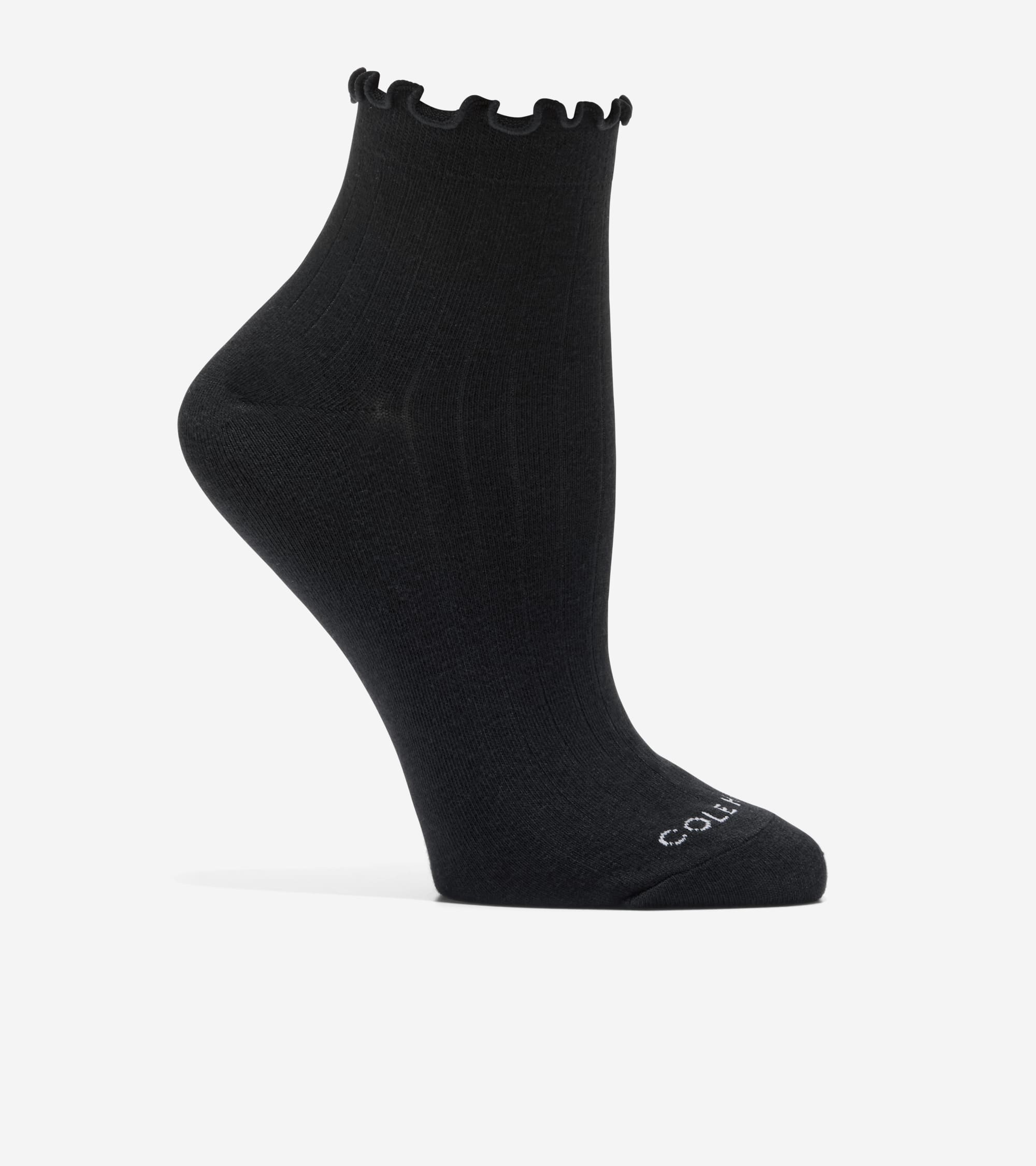 Women's 2-Pair Ruffle Quarter Ankle Socks - Image 3