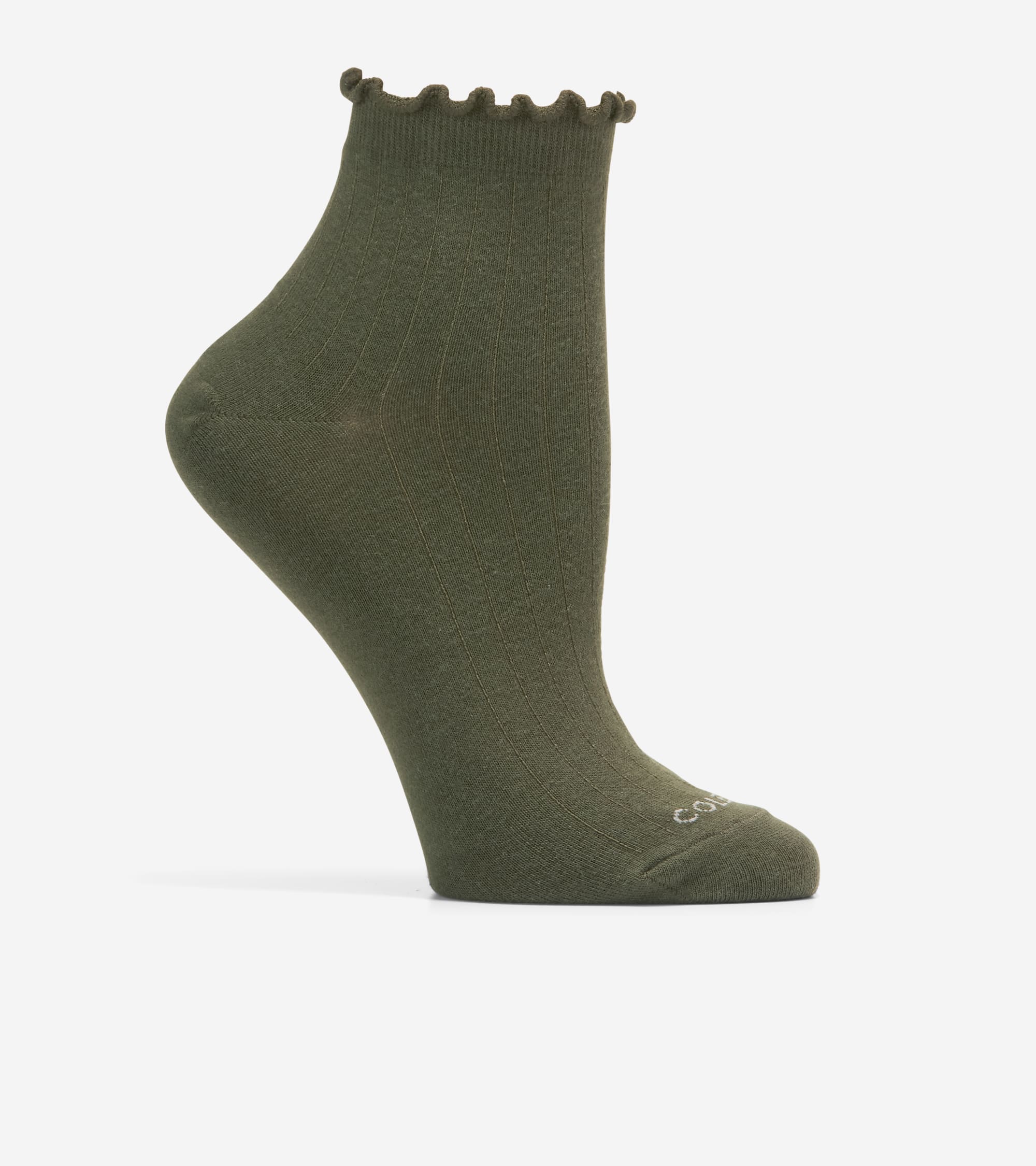 Women's 2-Pair Ruffle Quarter Socks - Image 3