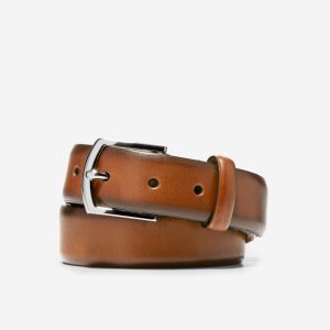 Lewis 32MM Burnished Leather Belt