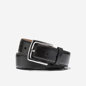 Men's 35MM Double Edge Stitch Detail Belt