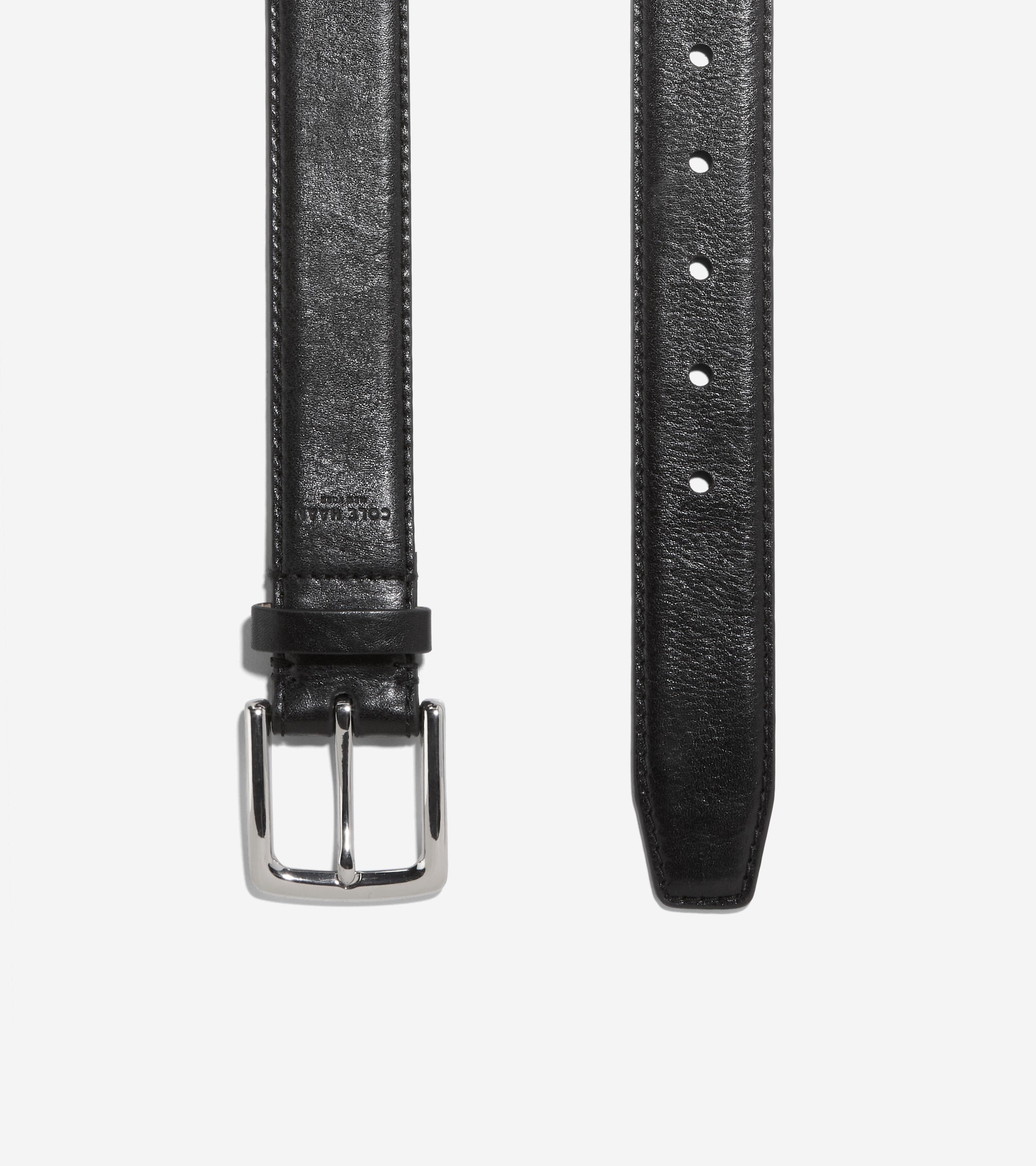 Men's 35MM Double Edge Stitch Detail Belt - Image 2