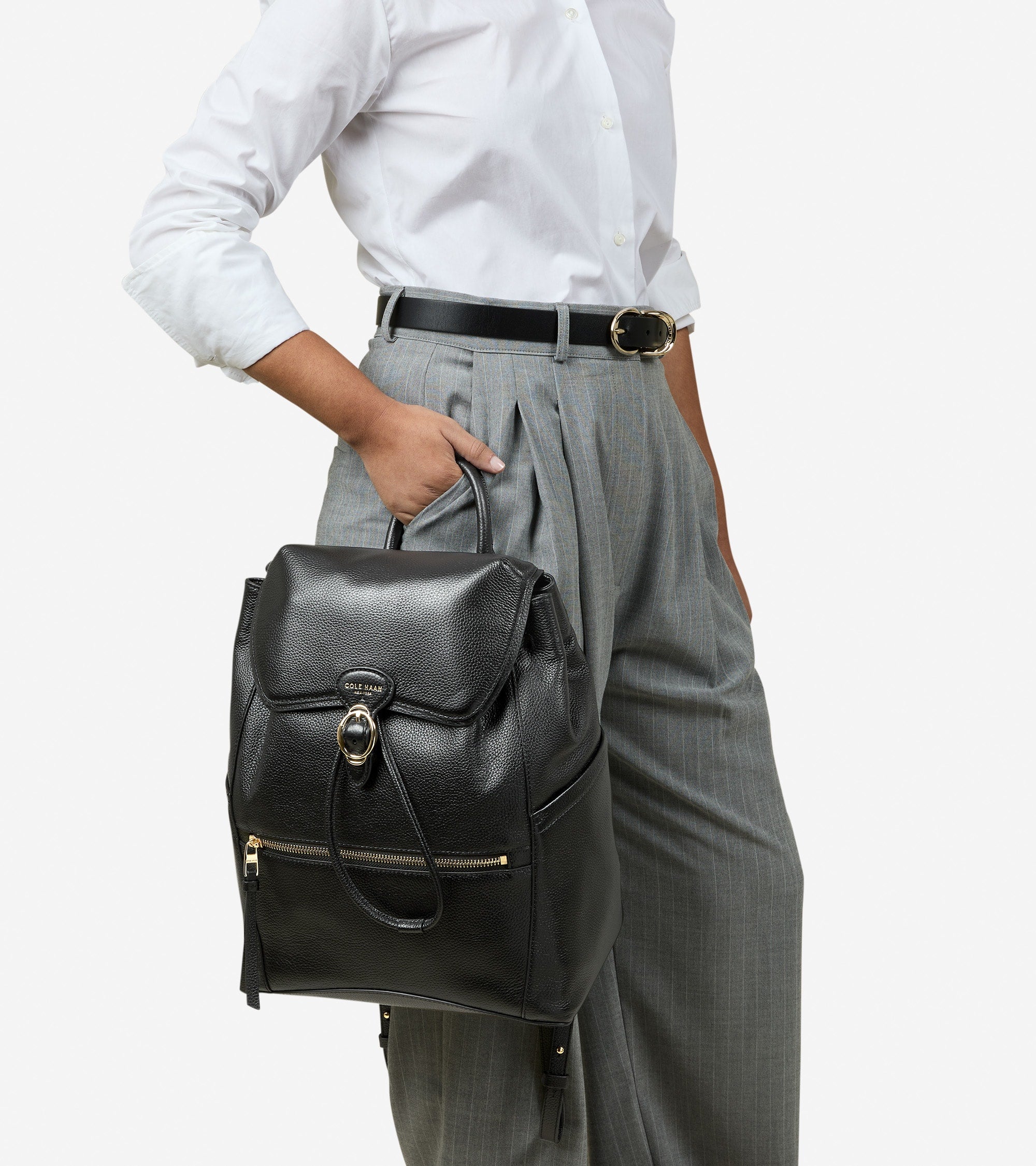 Women's Alexandria Flap Medium Backpack - Image 3