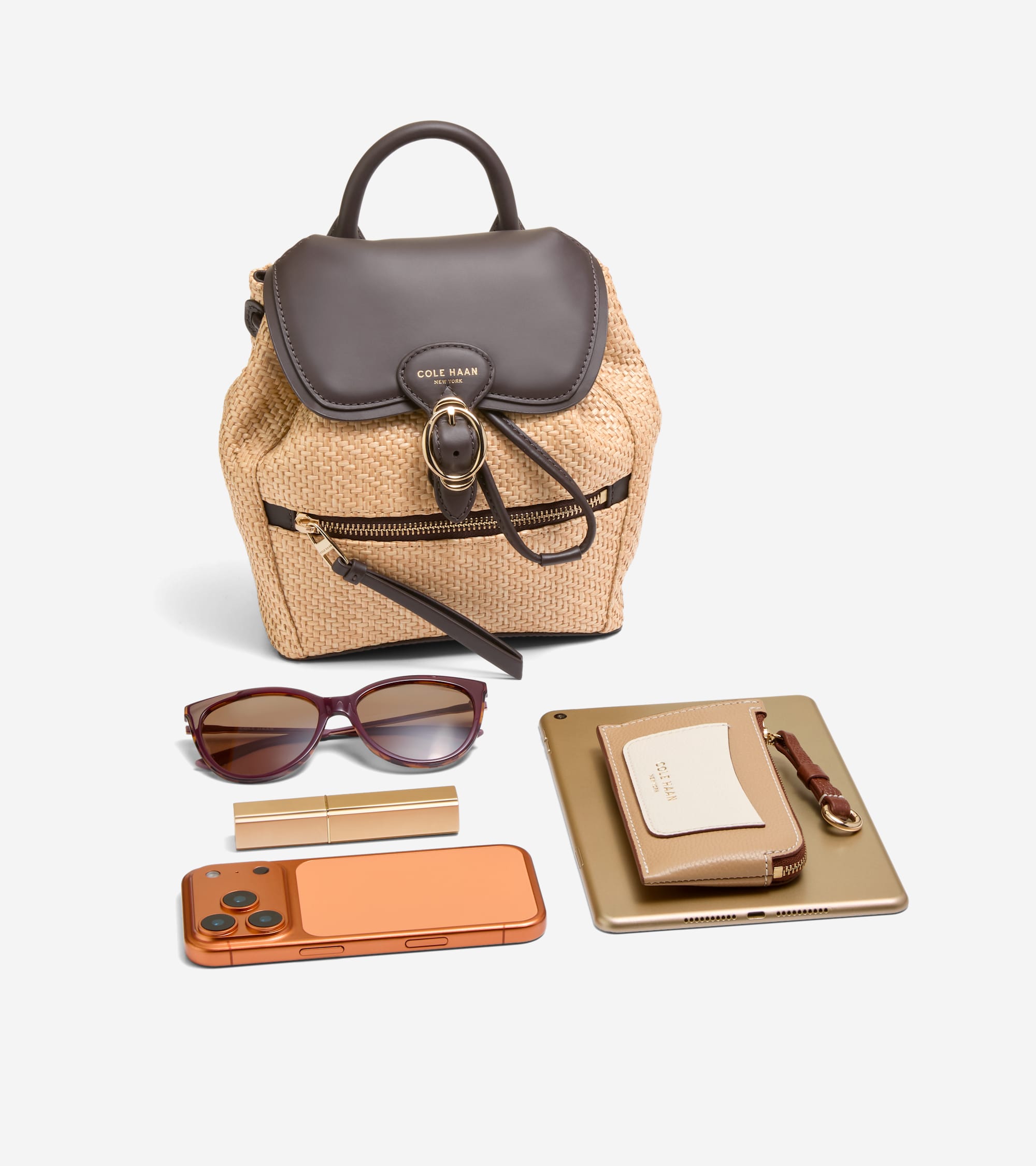 Women's Alexandria Flap Small Backpack - Image 5