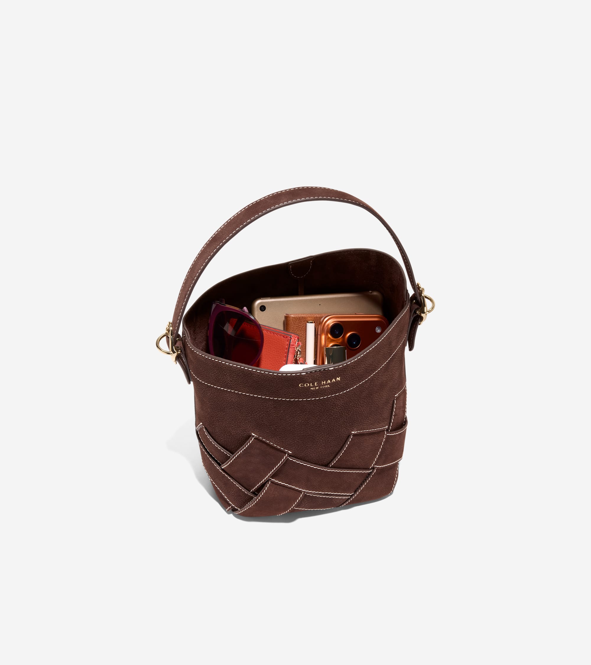 Women's Alexandria Small Bucket Crossbody Bag - Image 3