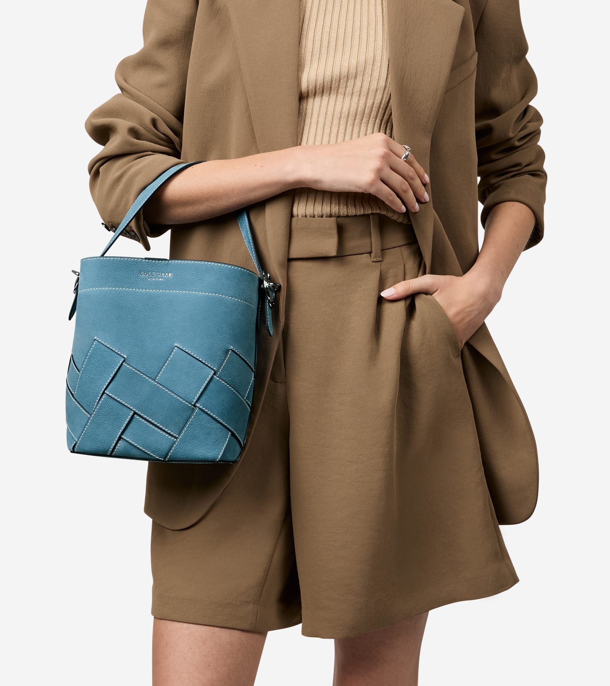 Women's Alexandria Small Bucket Crossbody Bag - Image 6