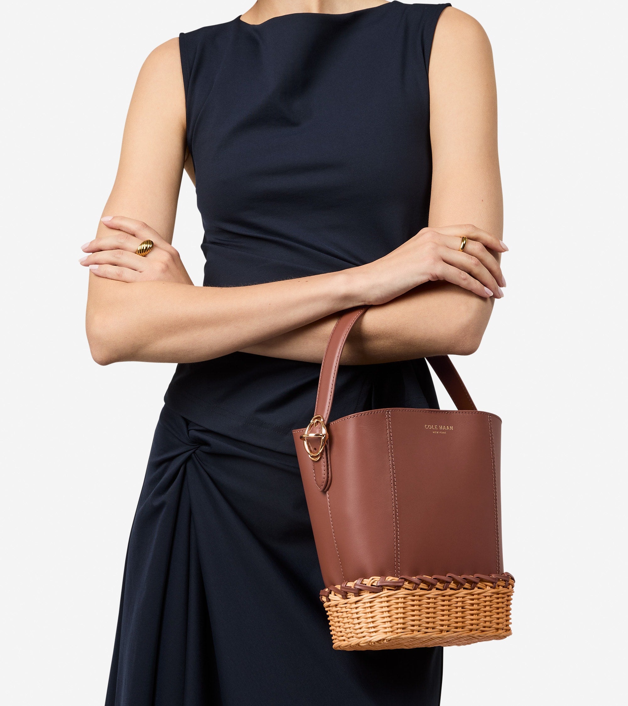 Women's Alexandria Small Bucket Crossbody Bag - Image 2
