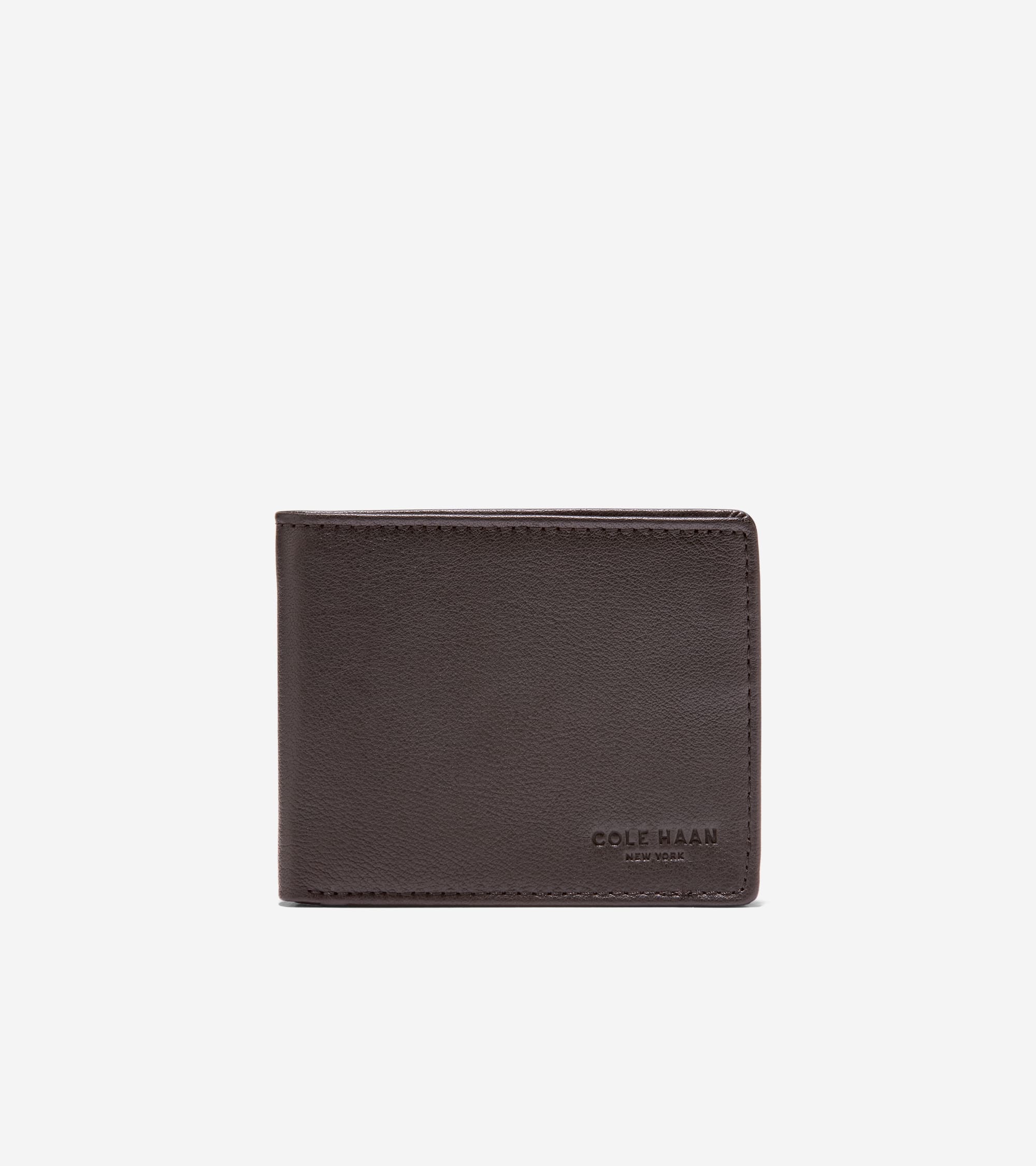 Men's Bifold Wallet with Embossed Logo