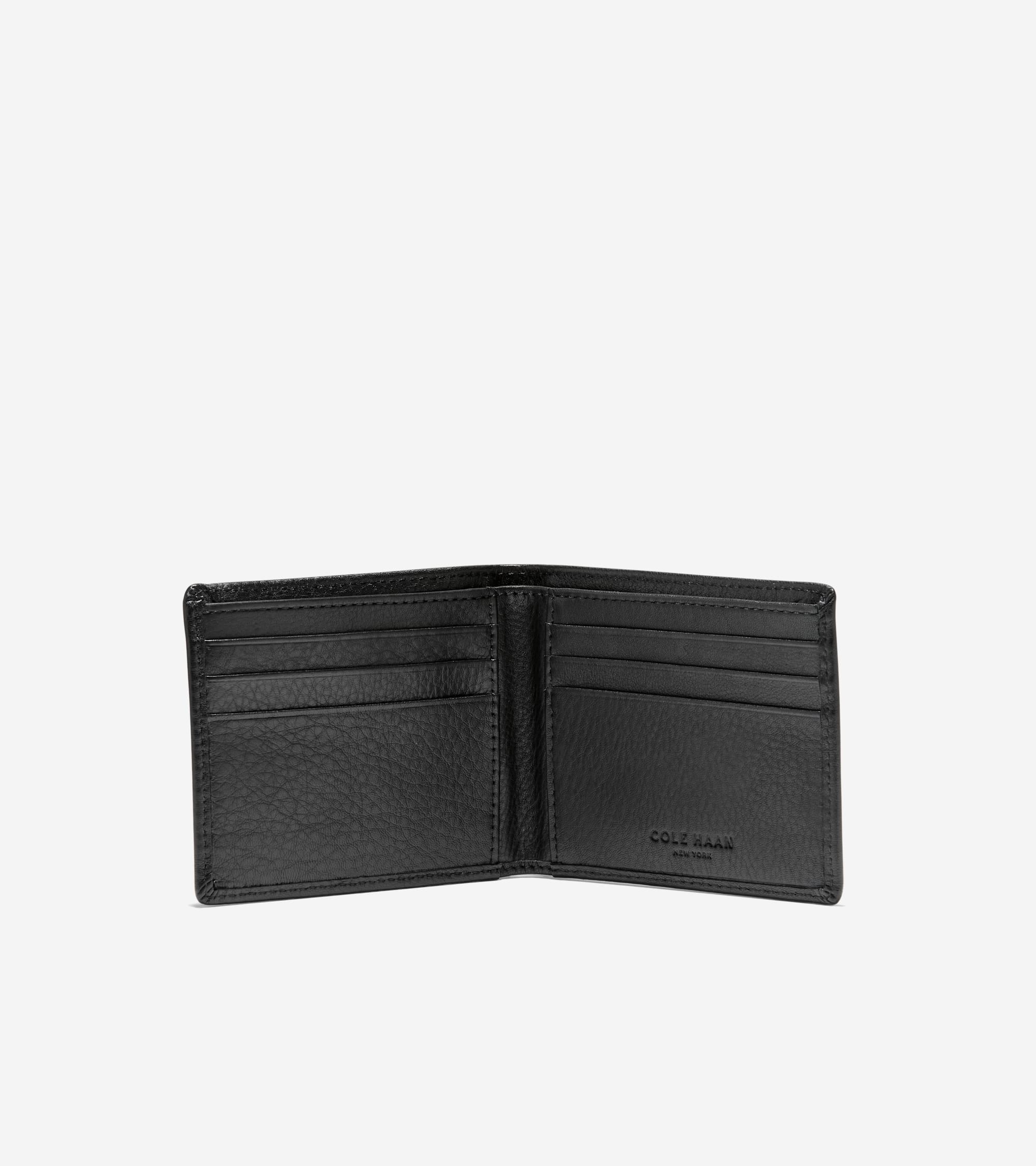 Men's Bifold Wallet with Embossed Logo - Image 3