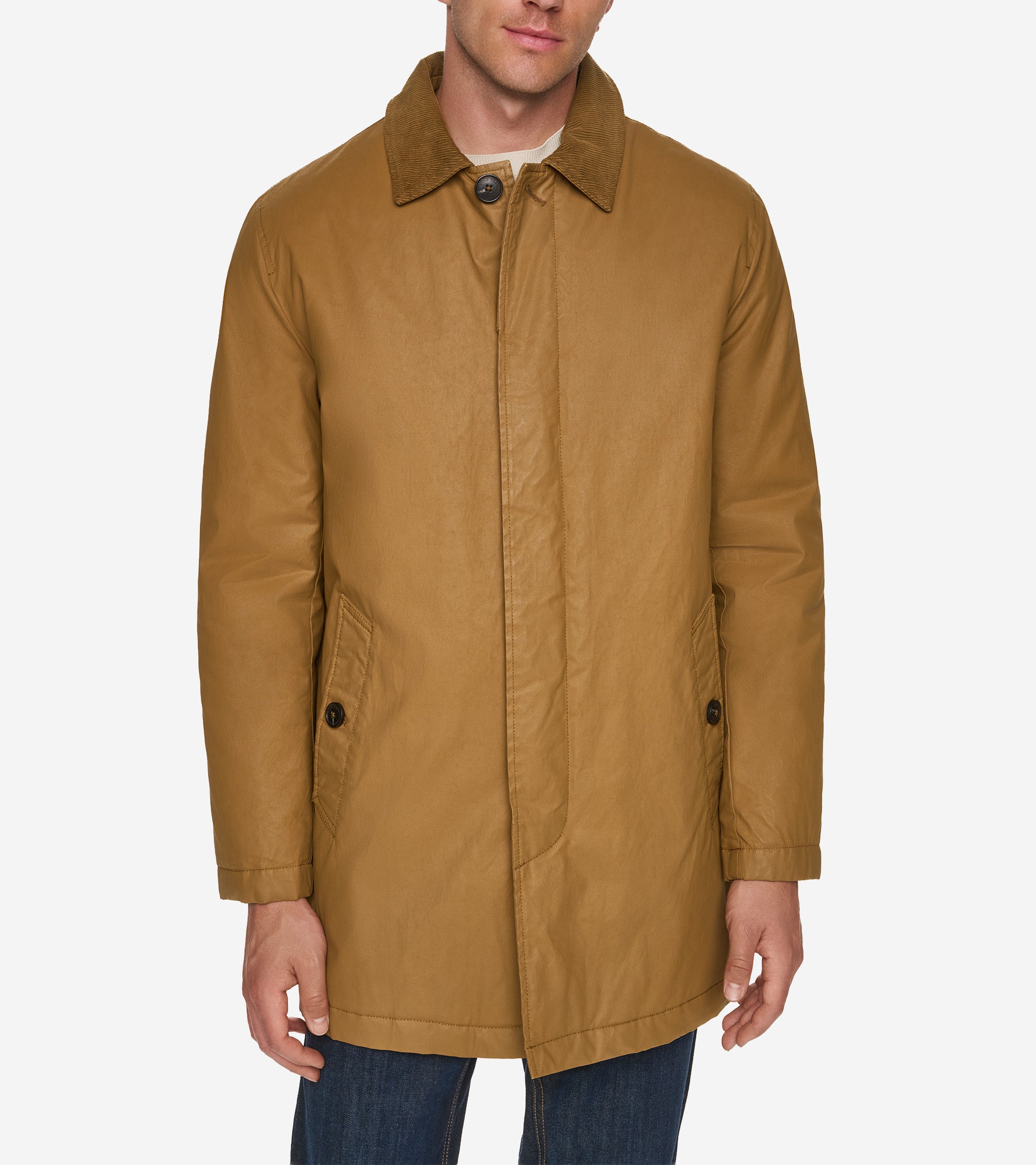 Men's Coated Cotton Barn Coat