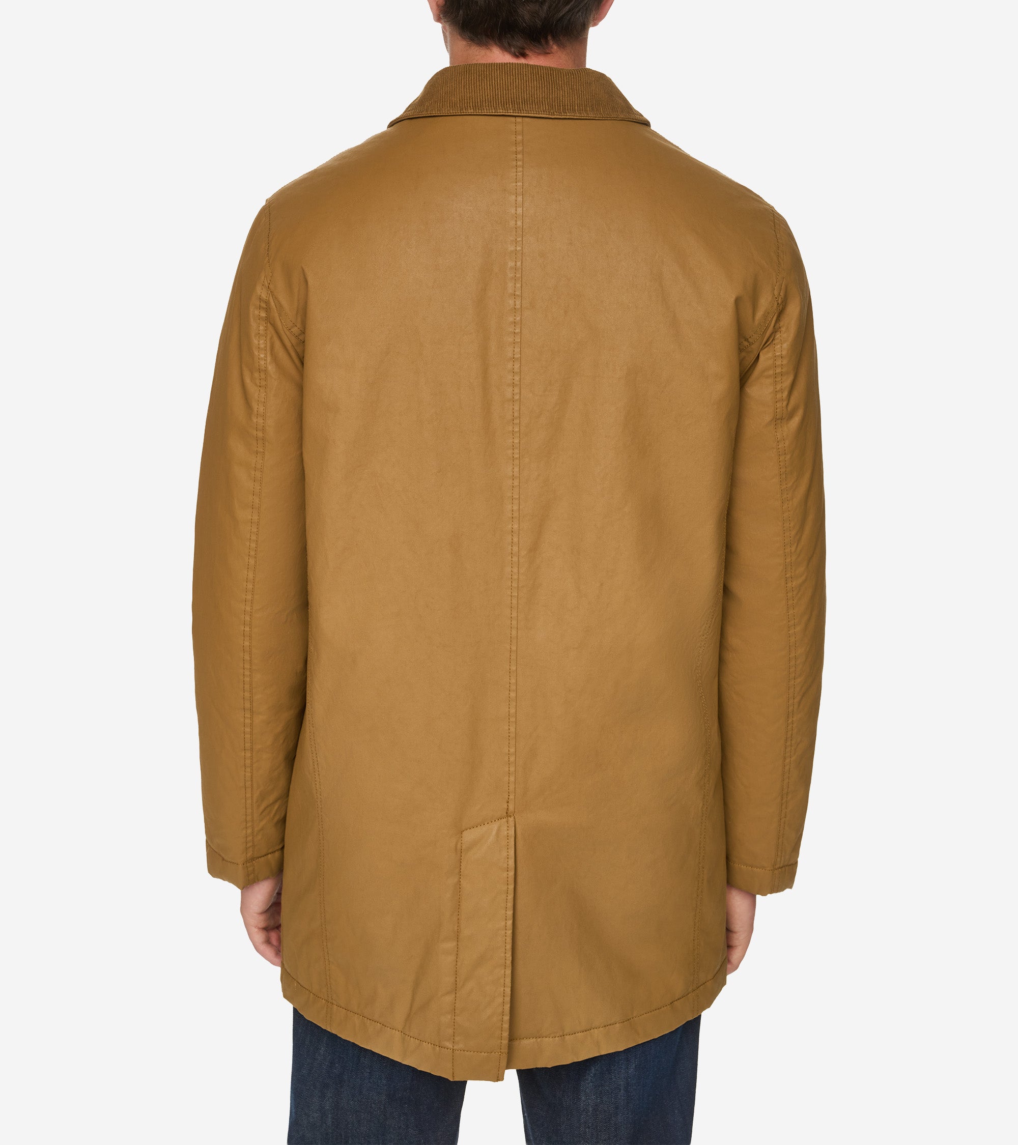 Men's Coated Cotton Barn Coat - Image 2