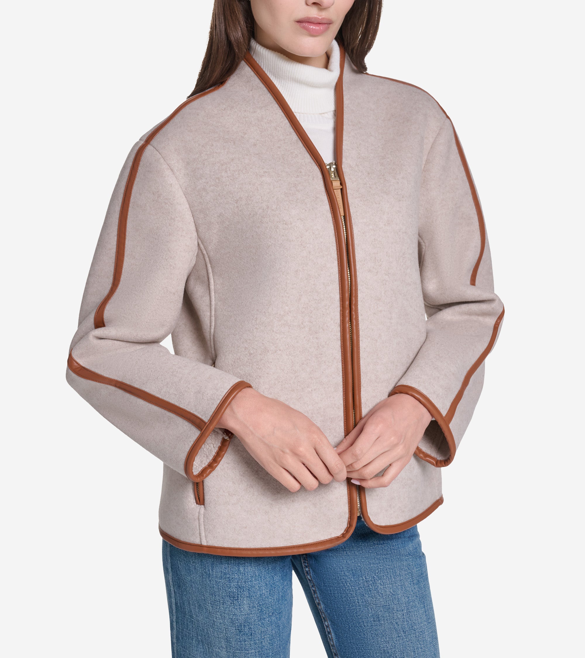 Women's Faux Wool Shearling Jacket