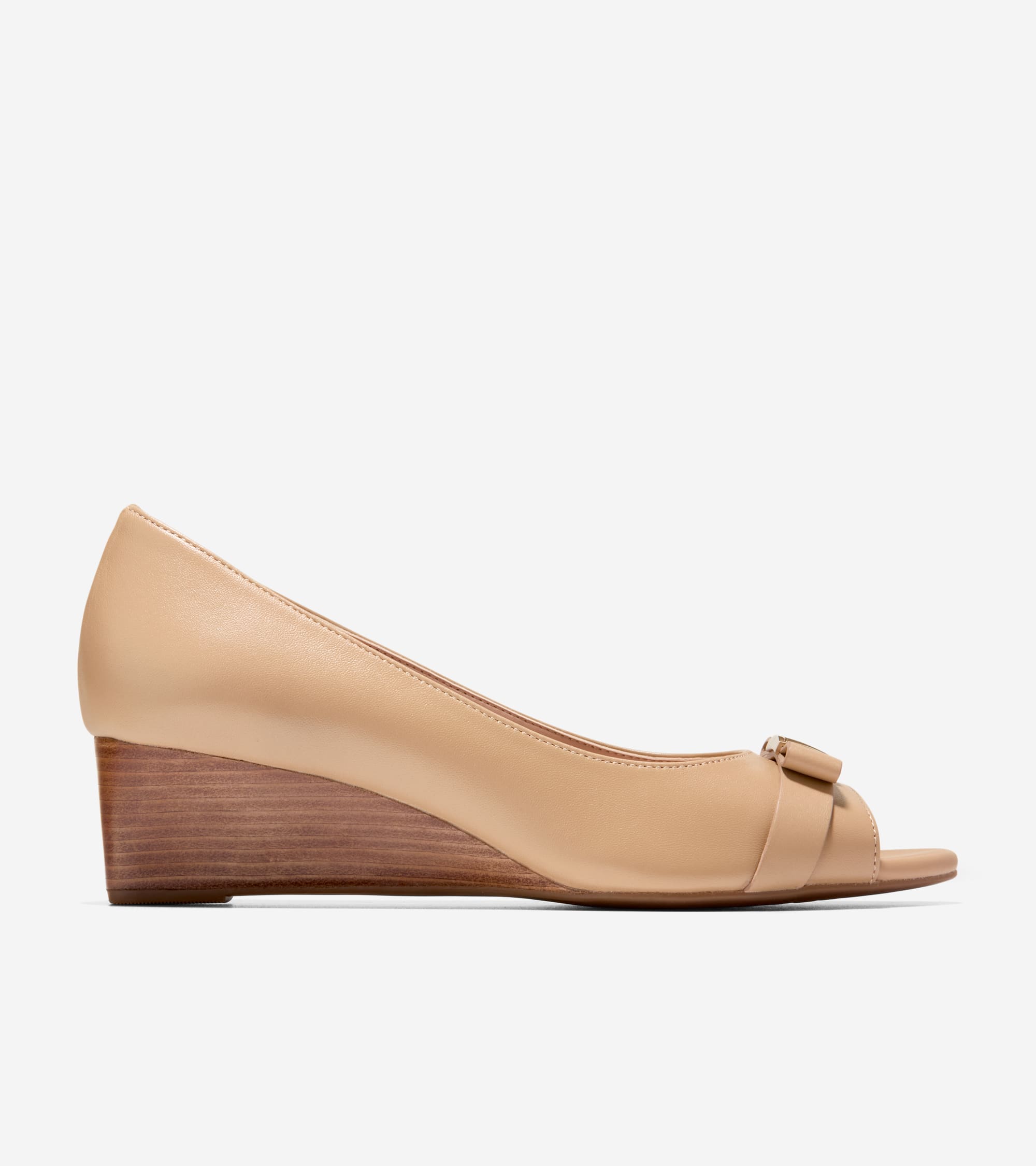 Women's Go-To Malta Peep Toe Bow Wedges