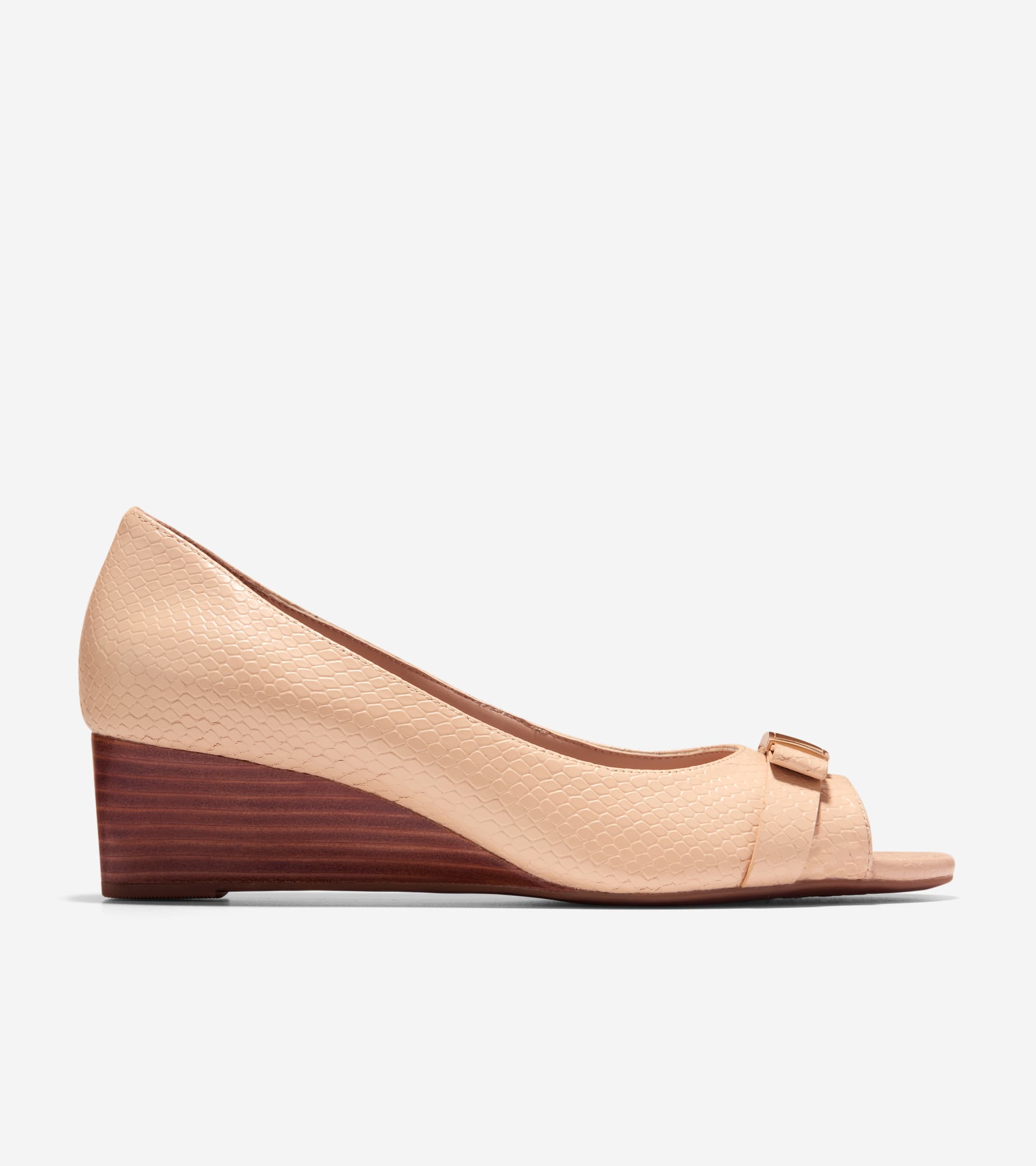 Women's Go-To Malta Peep Toe Bow Wedges