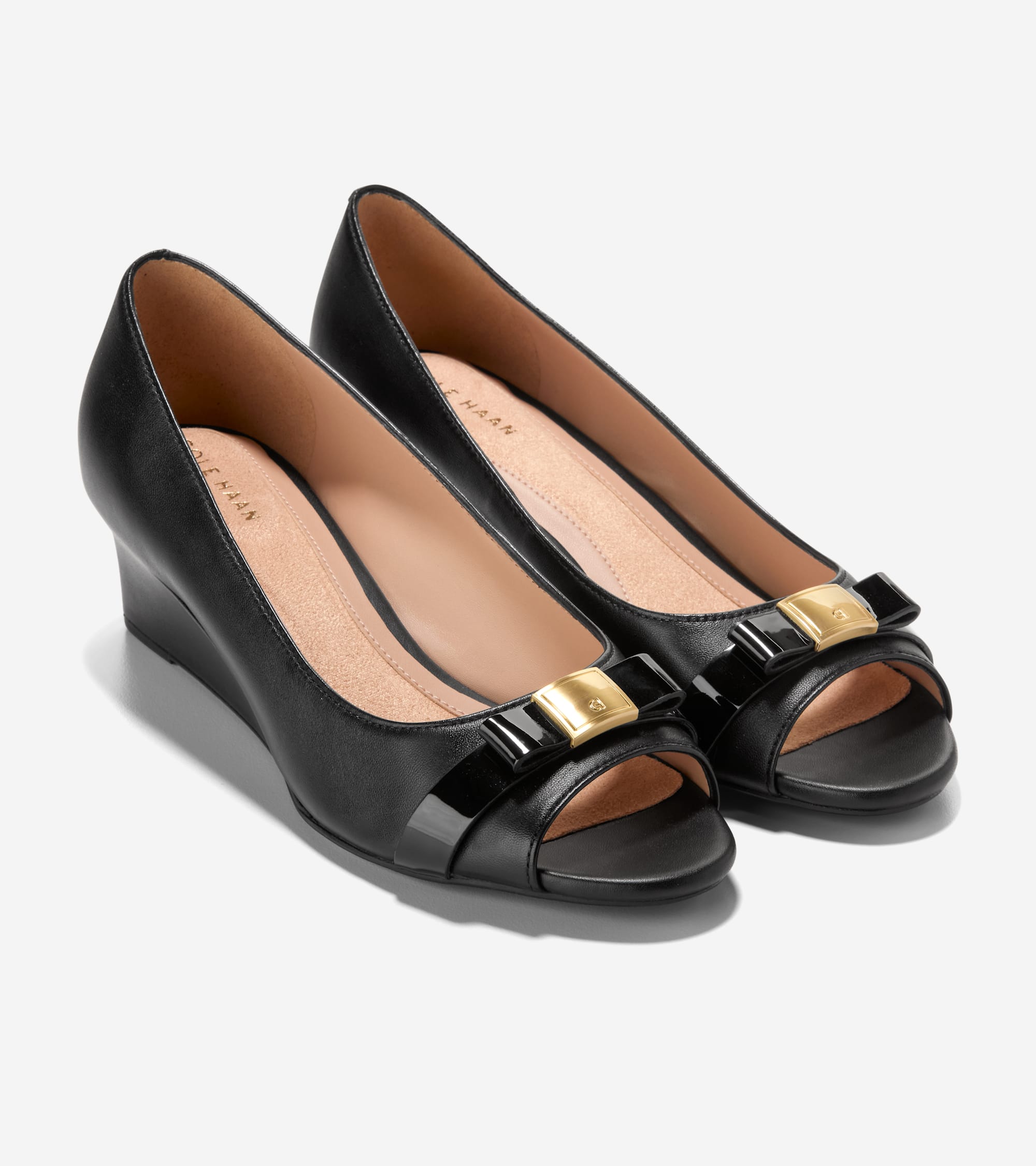 Women's Go-To Malta Peep Toe Bow Wedges - Image 5