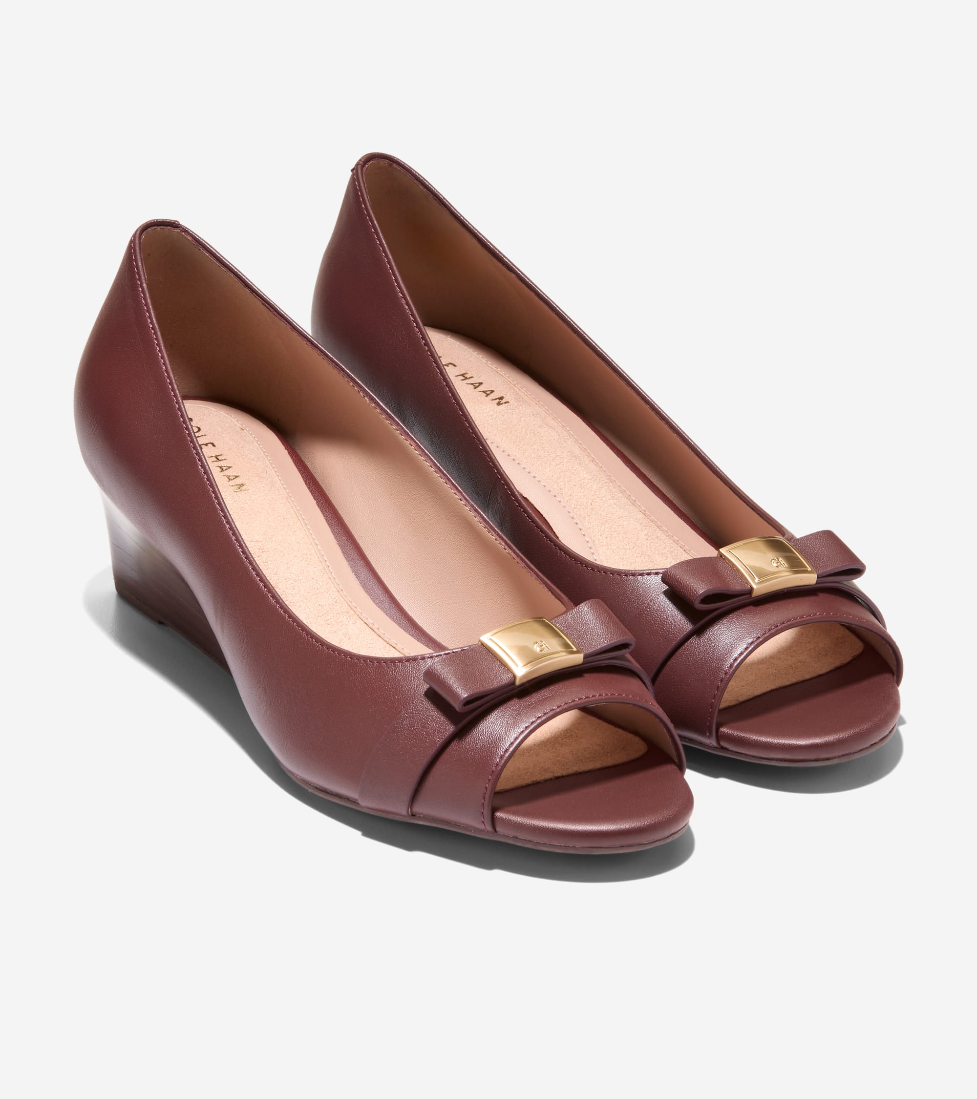Women's Go-To Malta Peep Toe Bow Wedges - Image 5