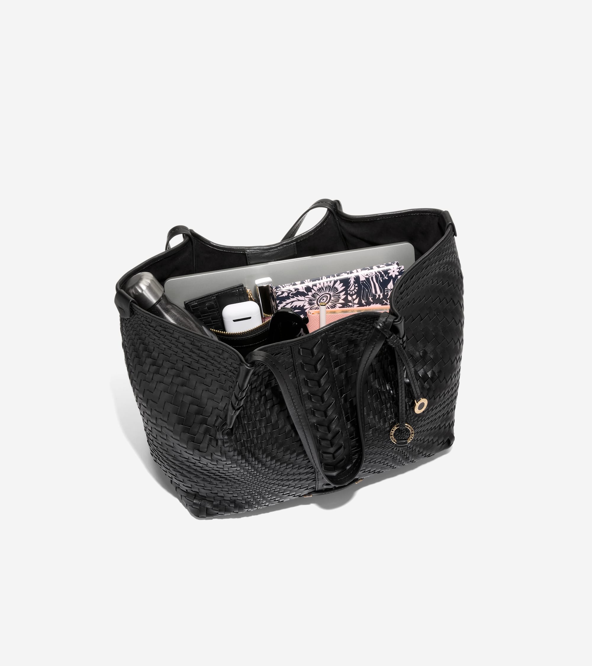 Women's Isabella Slouchy Woven Tote Bag - Image 2