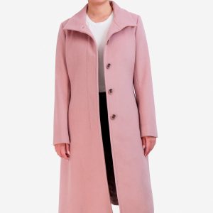 Women's Long Button Up Flared Coat