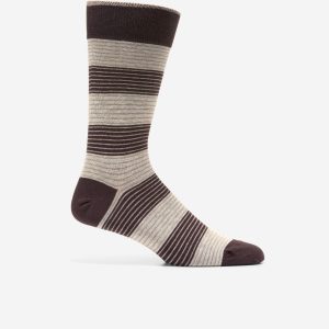 Men's Multi Stripe Dress Crew Socks