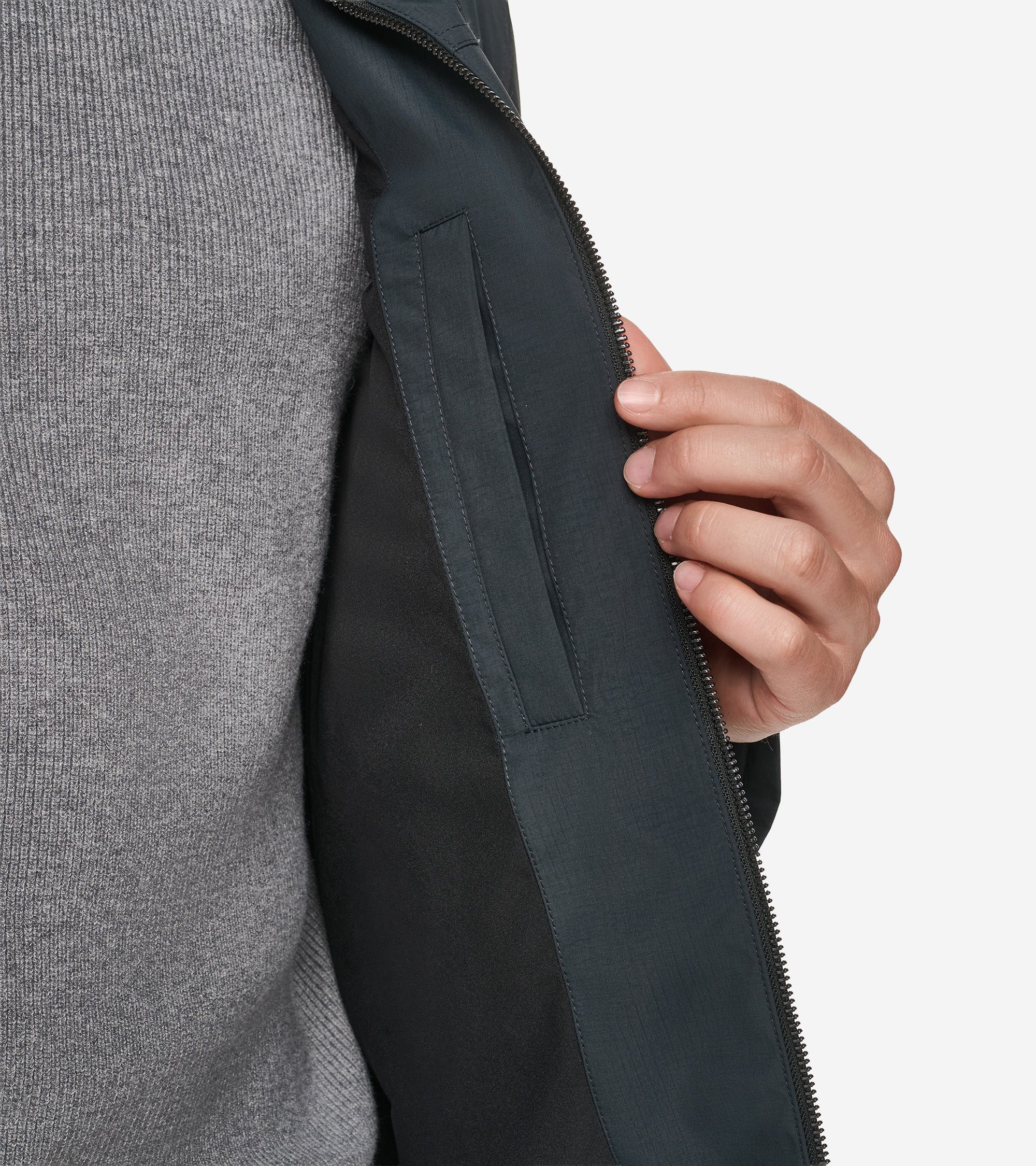 Men's Nylon Anorak Jacket - Image 3