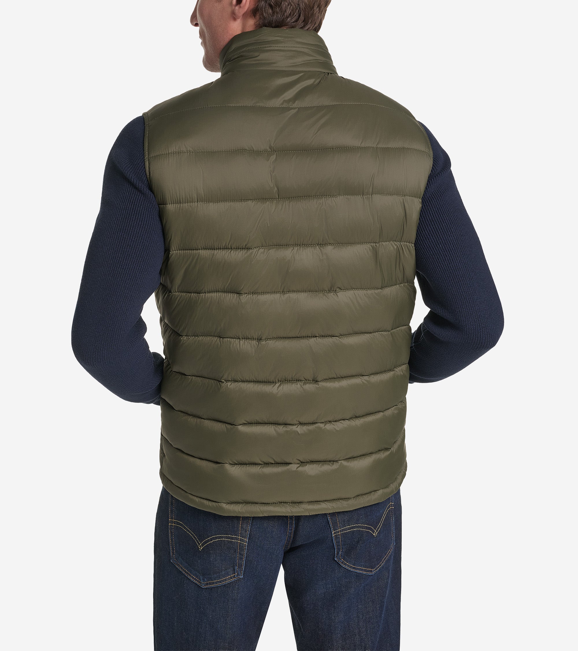 Men's Nylon Puffer Vest - Image 2