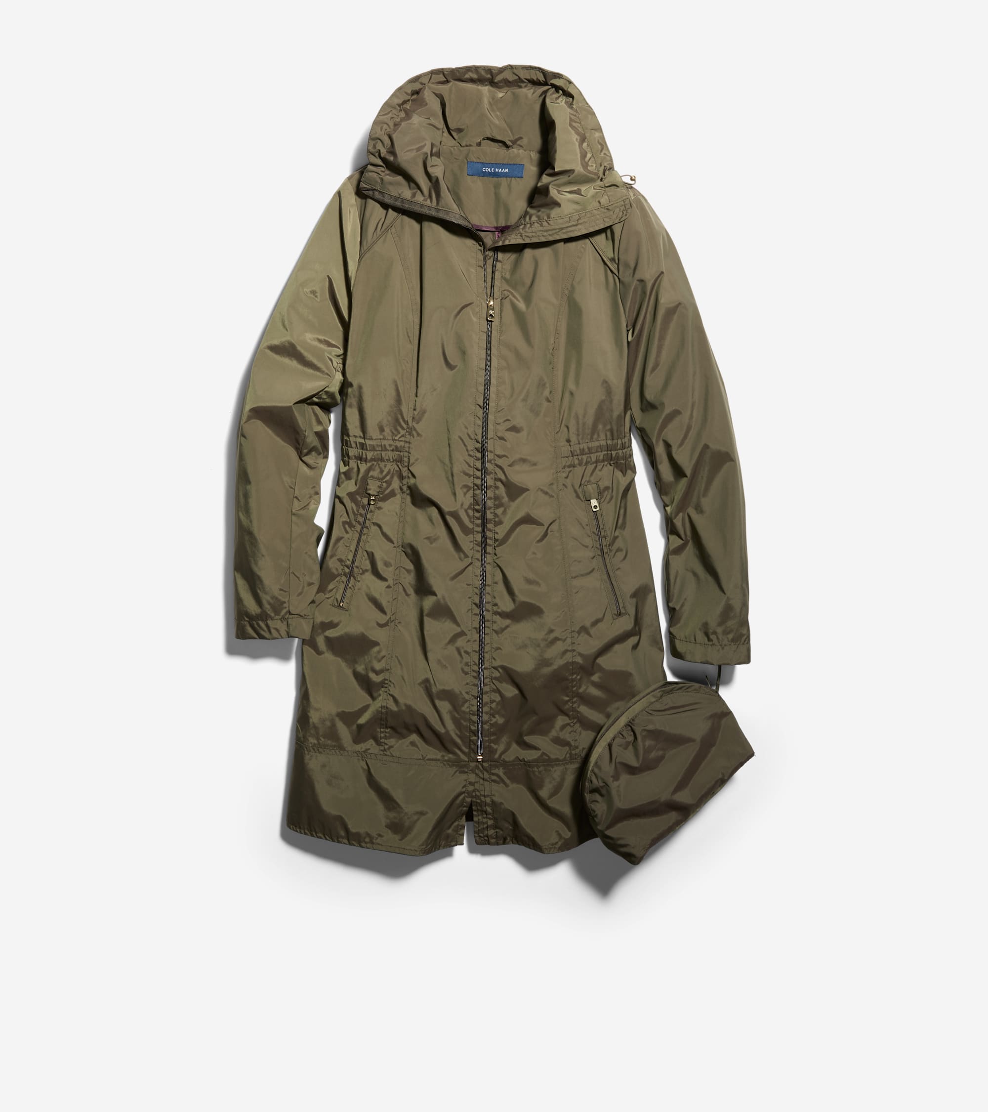 Women's Packable Travel Rain Jacket - Image 2