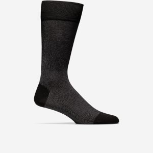Men's Pique Textured Crew Socks