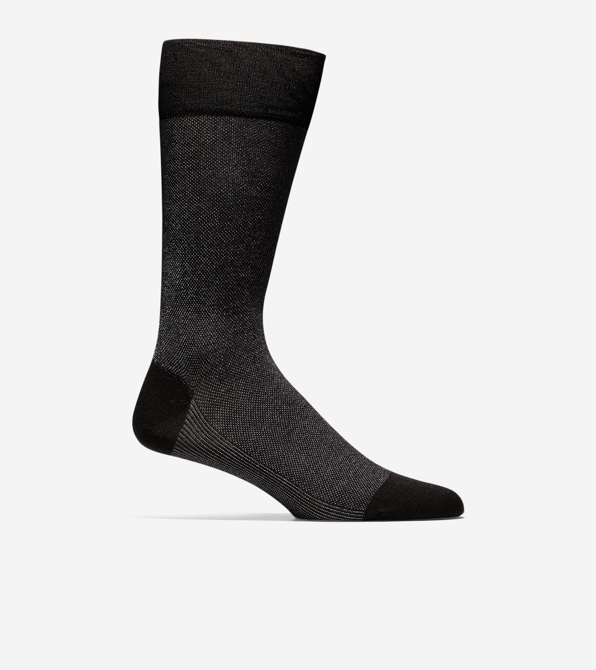 Men's Pique Textured Crew Socks