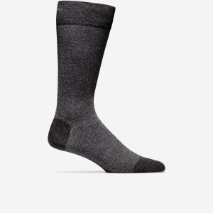 Men's Pique Textured Crew Socks