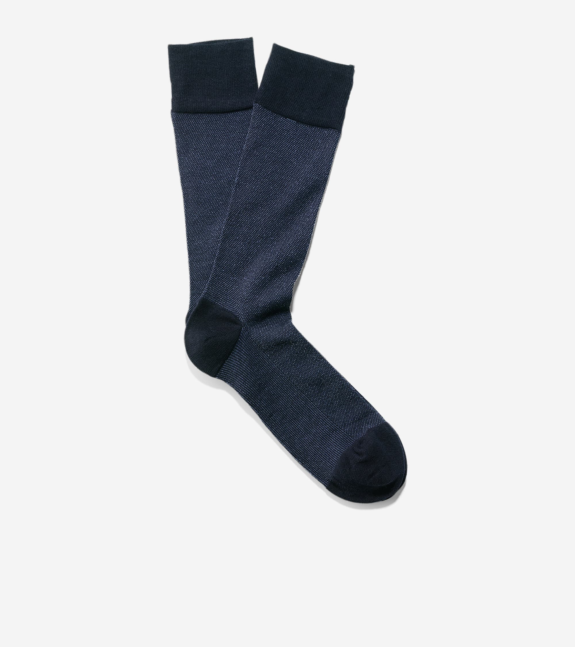Men's Pique Textured Crew Socks - Image 2