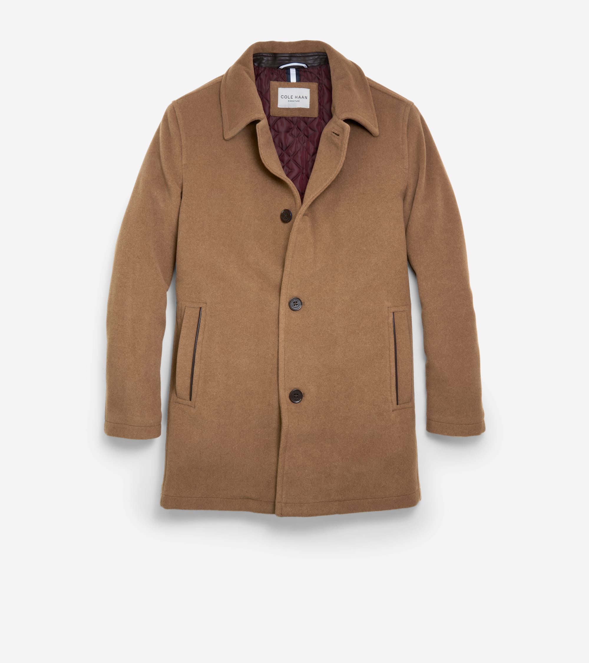 Men's Wool-Blend Car Coat - Image 2